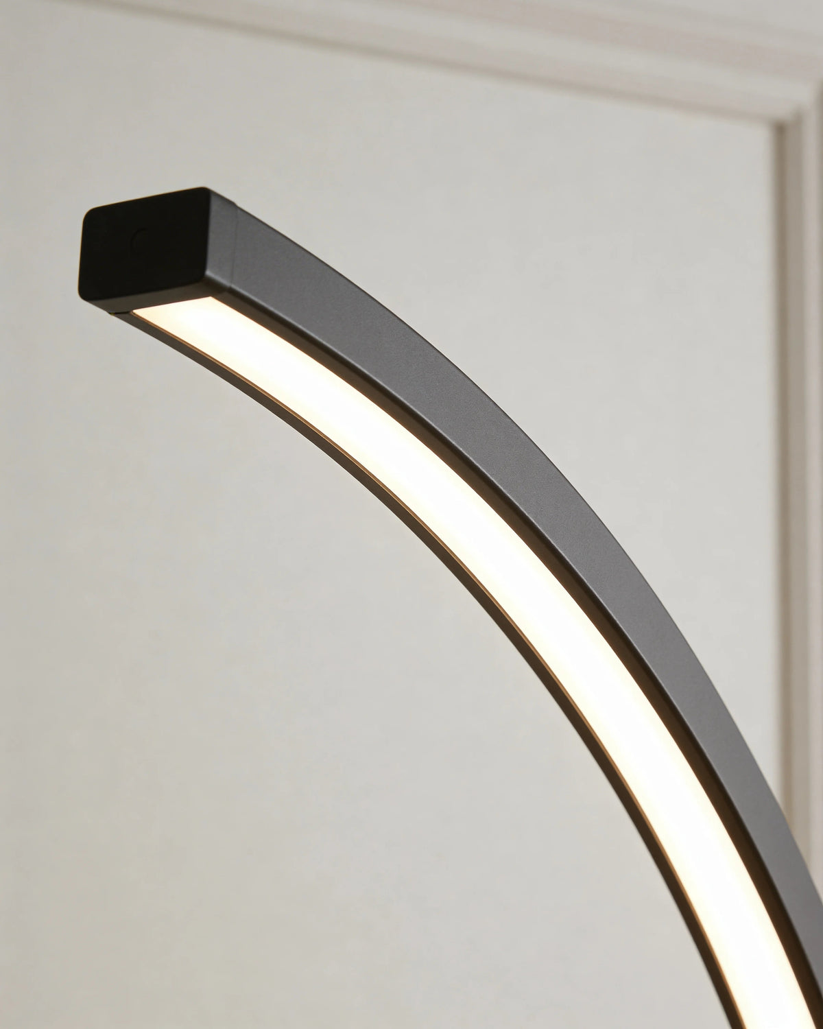 LED floor lamp in a Dubai living room