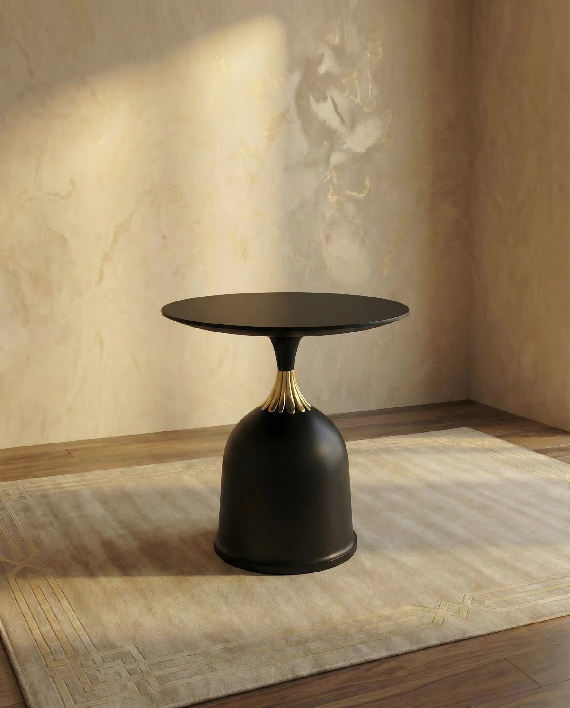Solis Black Accent Table