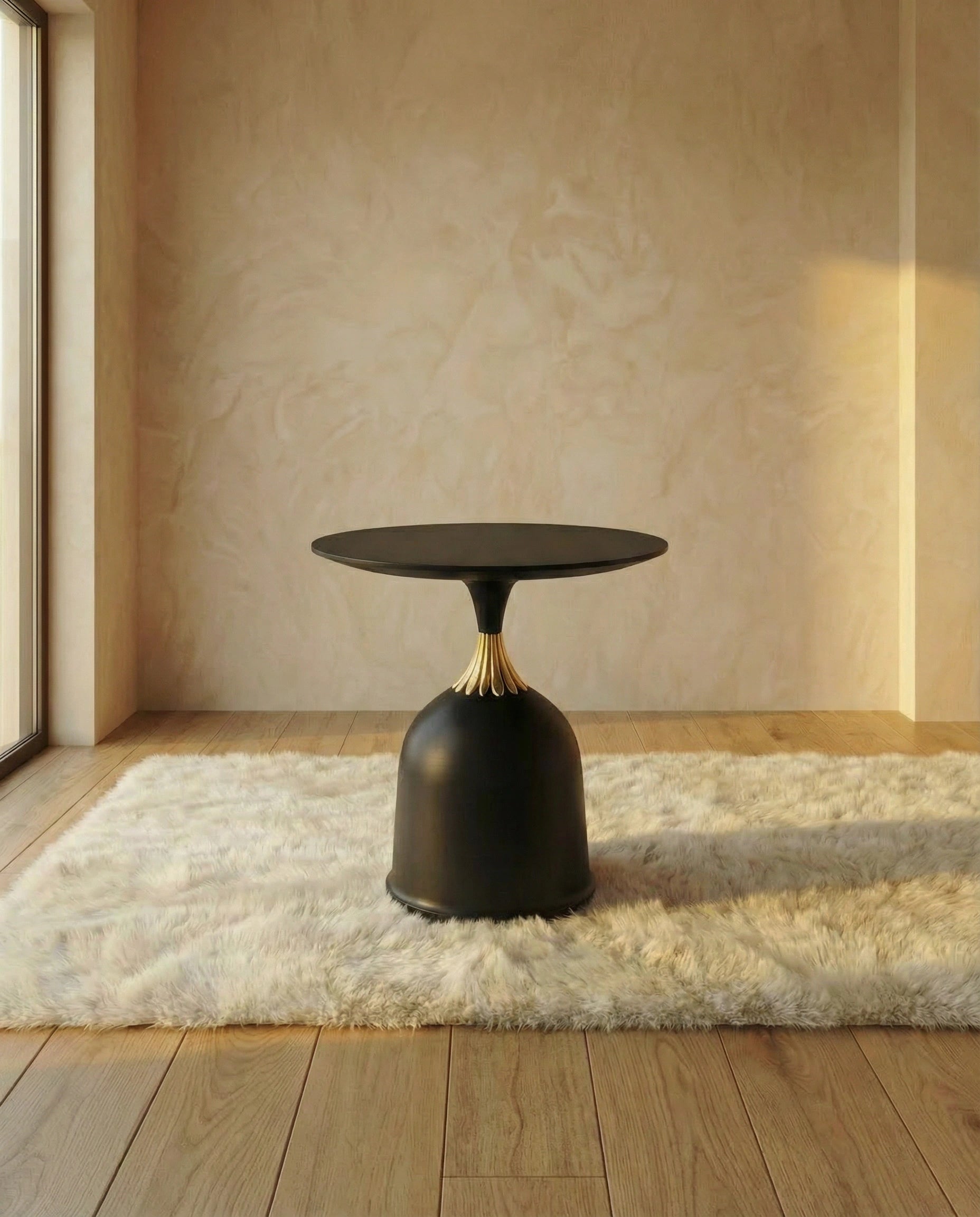 Solis Black Accent Table