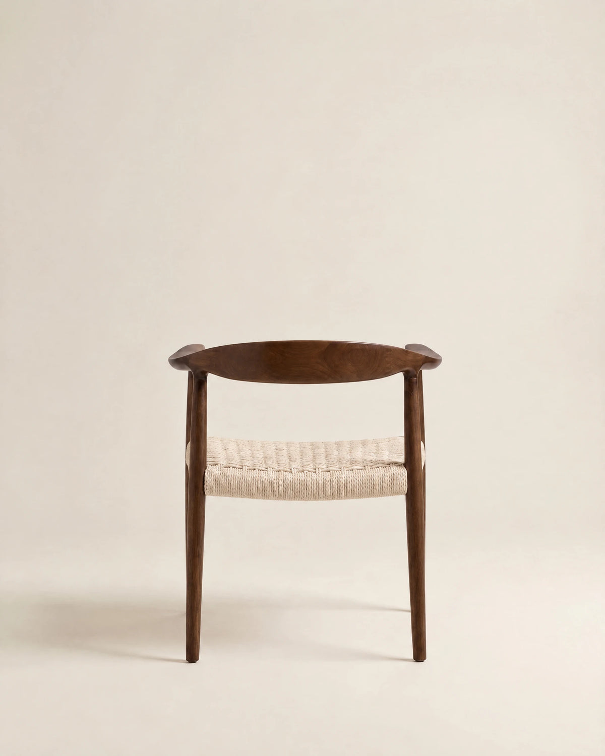 Soren artisan rubberwood dining chair in a Dubai dining room