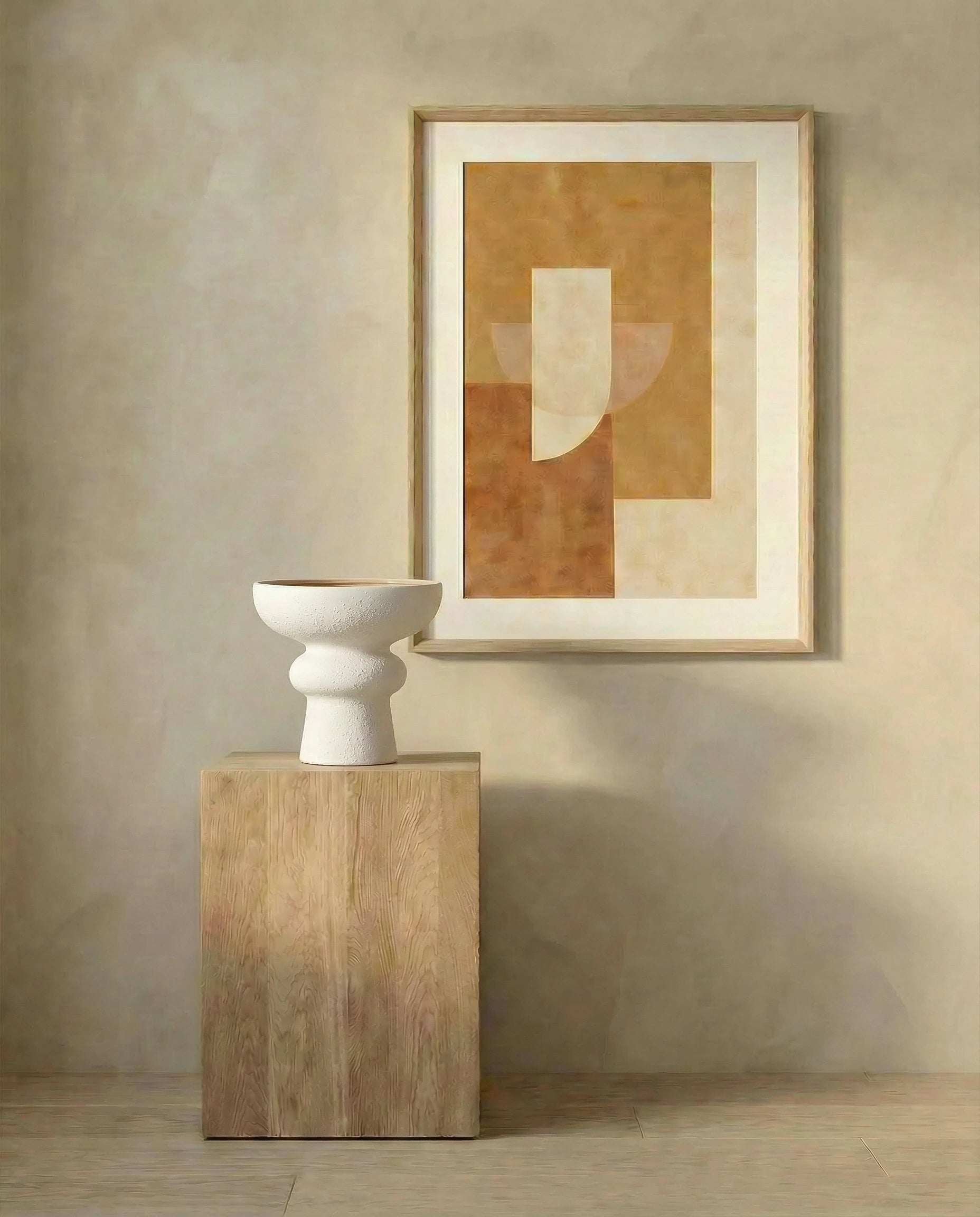 Victoria Ceramic Pedestal Vase