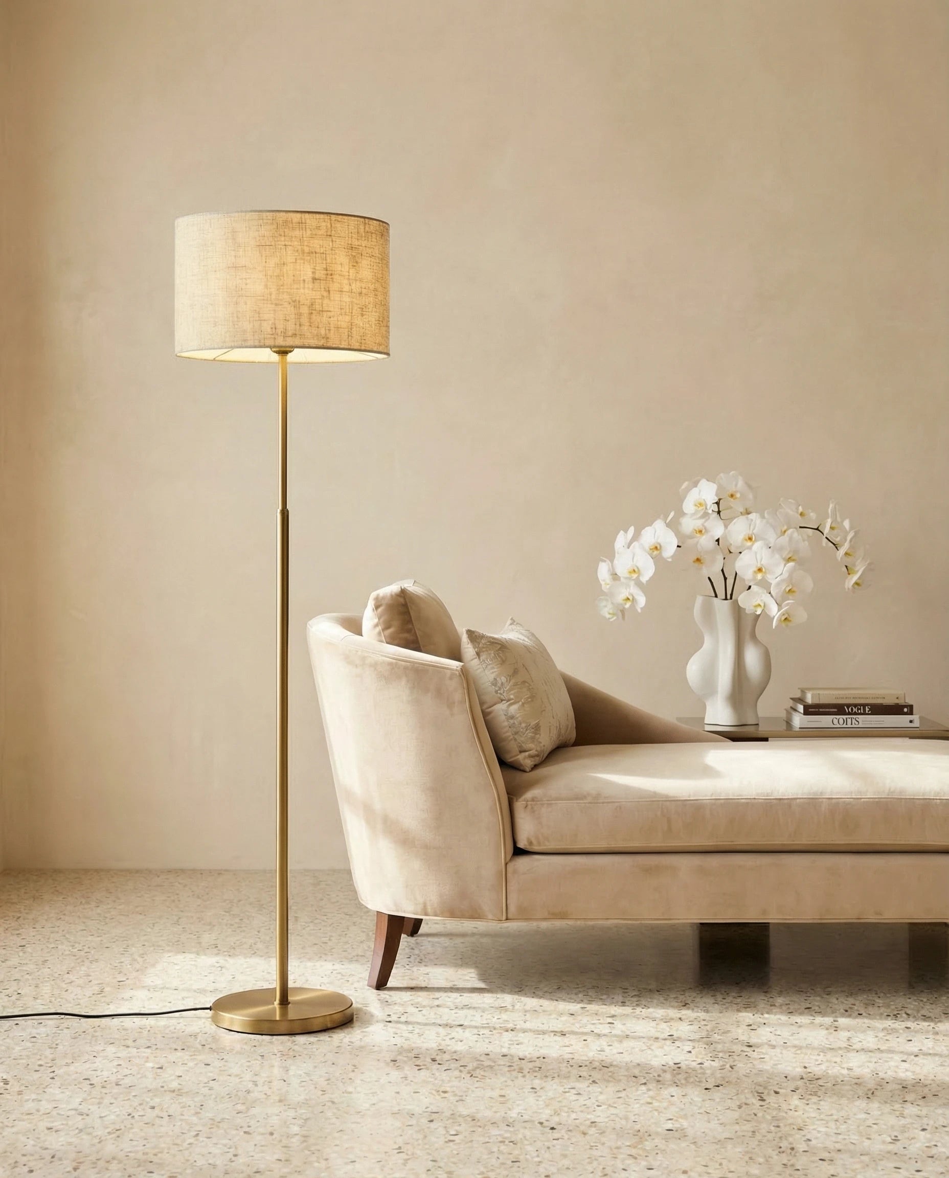 Vogue Classic Golden Floor Lamp
