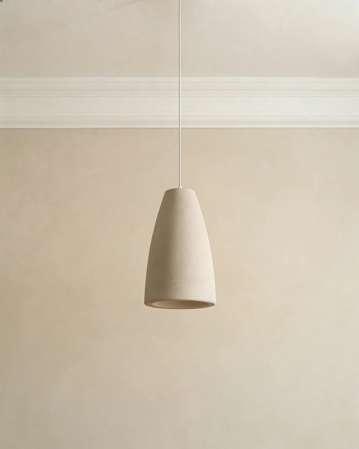 Ceramic pendant light in a Dubai kitchen