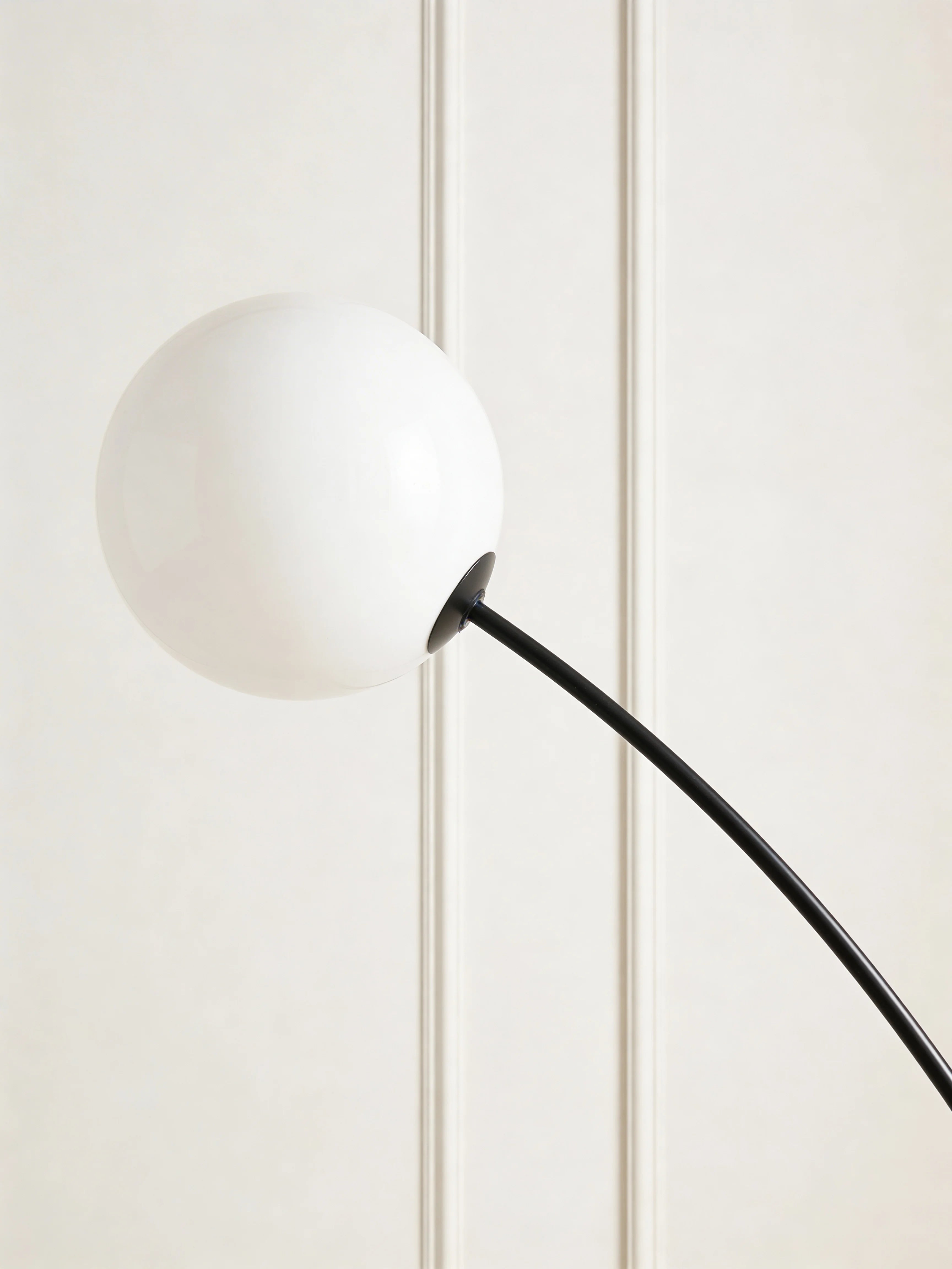 Zen Arching Globe Floor Lamp