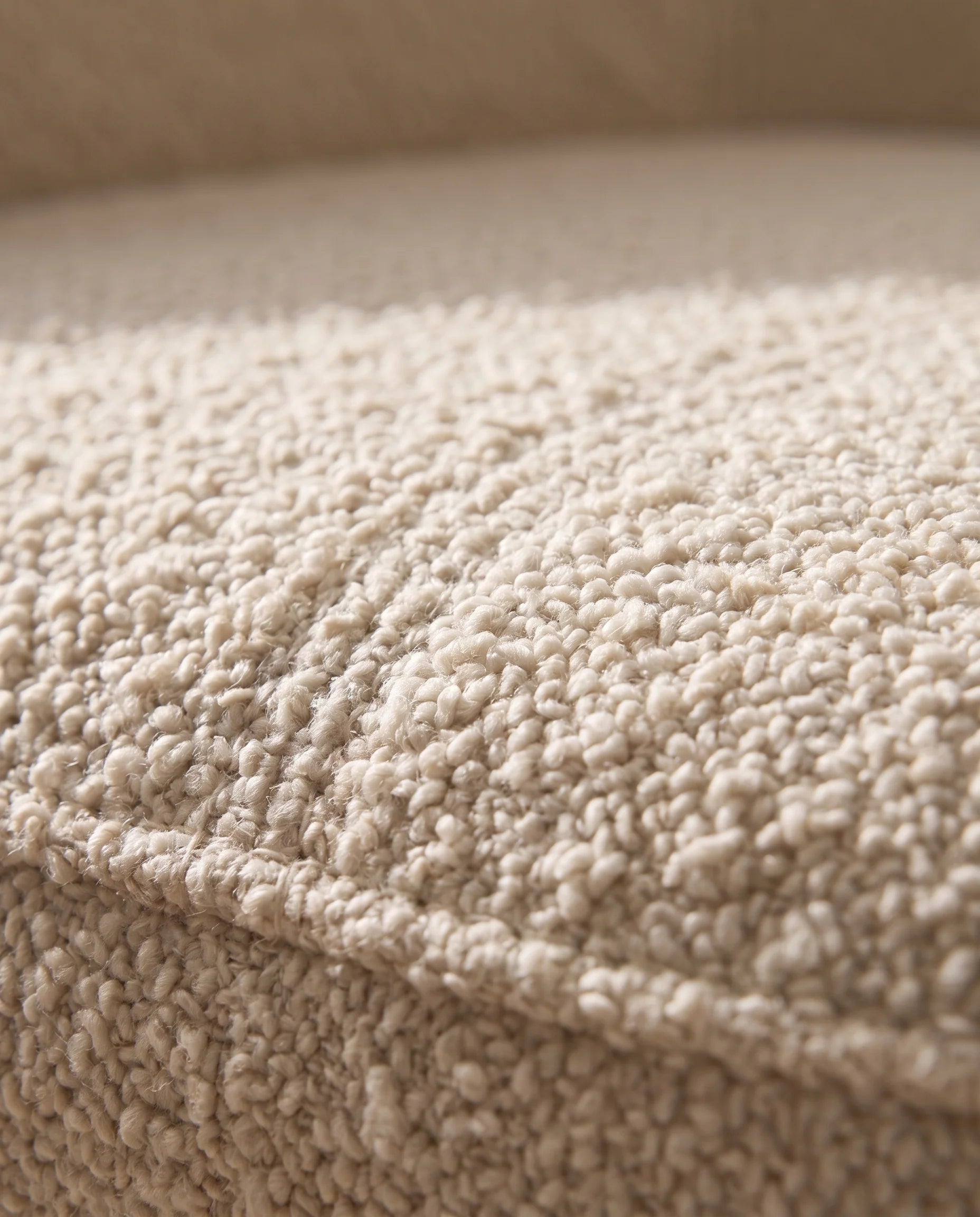 Elise bouclé armchair weave detail