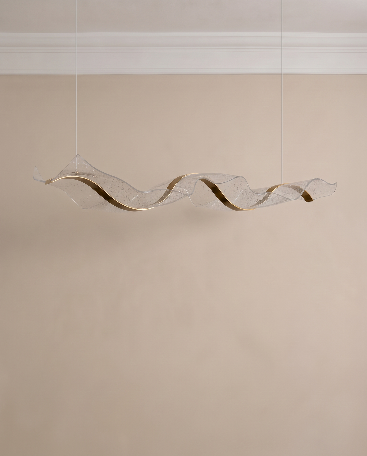 Shamsa Wavy LED Pendant Light