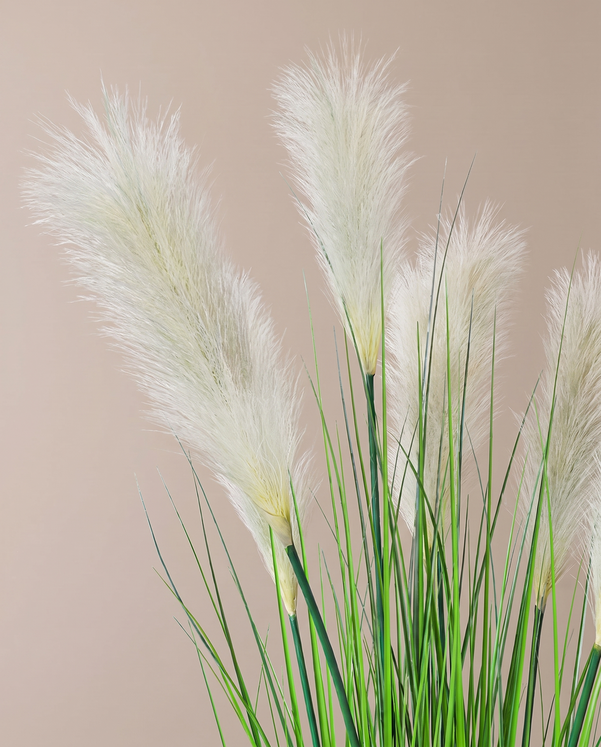 Artificial Pampas or Fountain Grass Plant White
