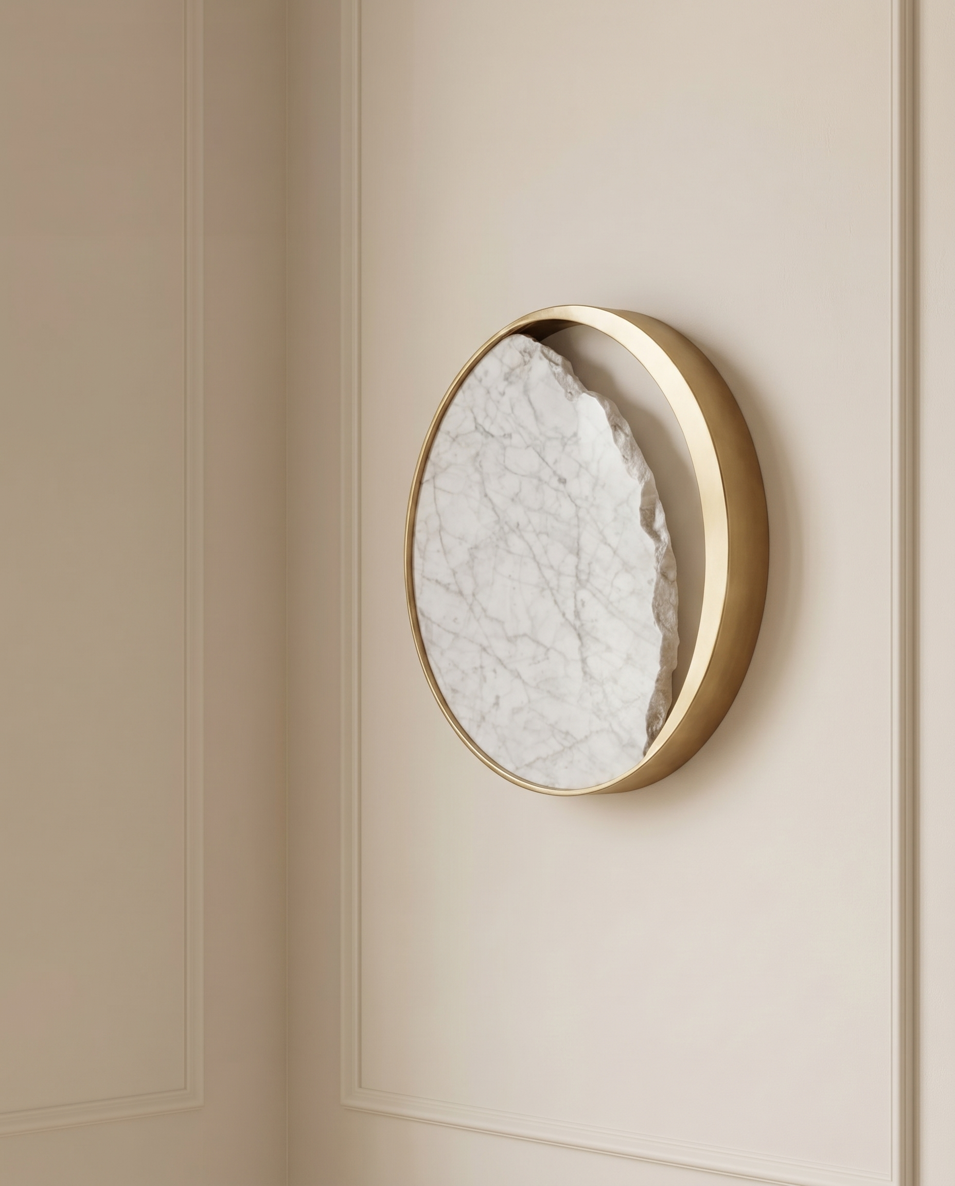 Marble Moon Gold Wall Light — The Home Peck