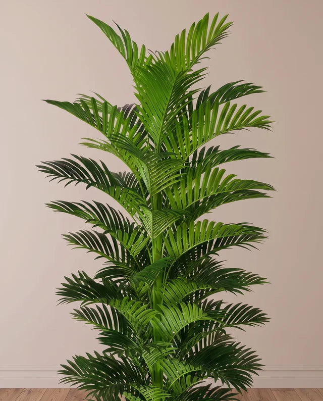 Artificial Kentia Palm Plant – foliage detail