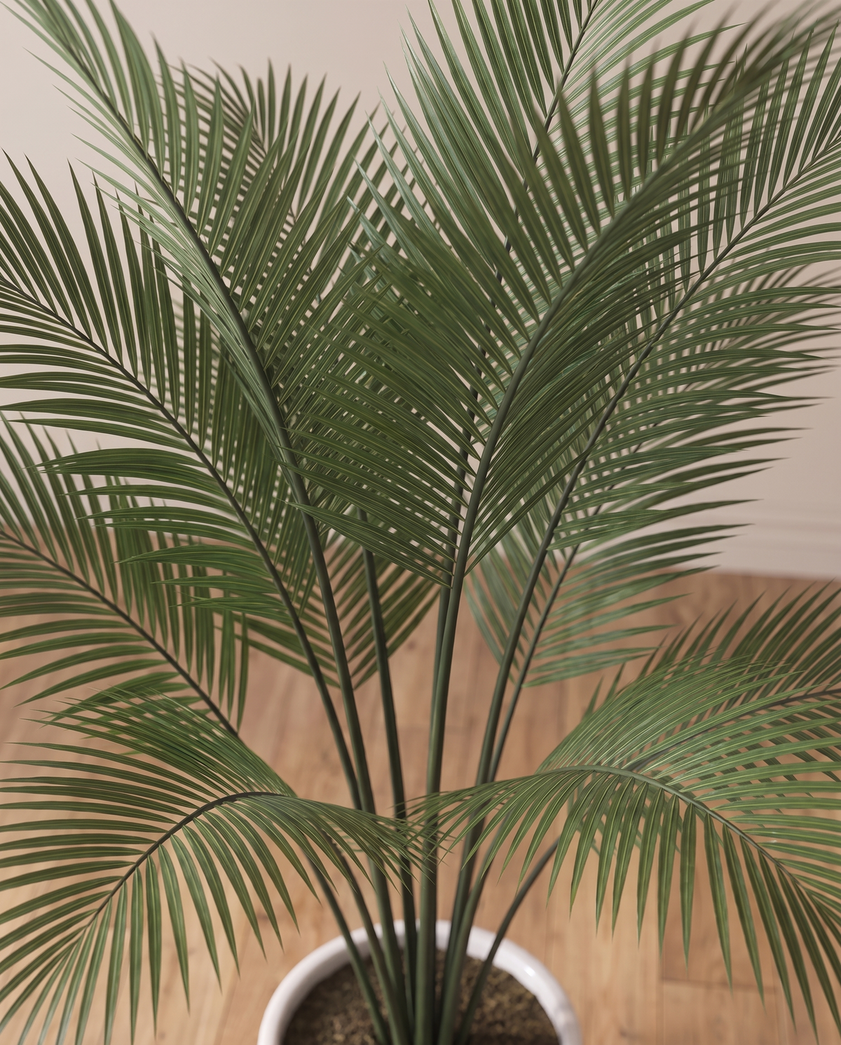 Artificial Decorative Palm Tree – foliage detail
