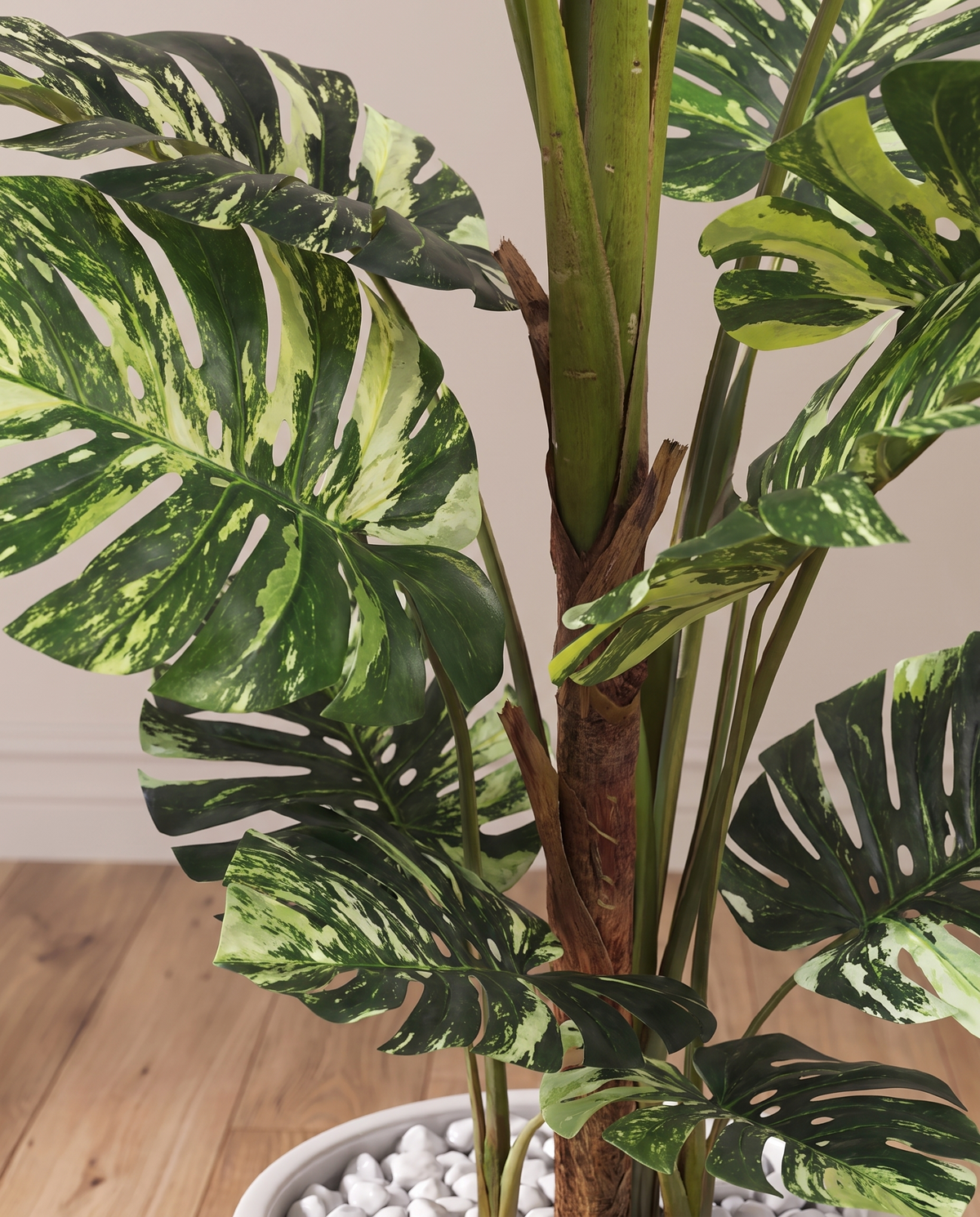 Monstera Borsigiana Variegata Artificial Plant