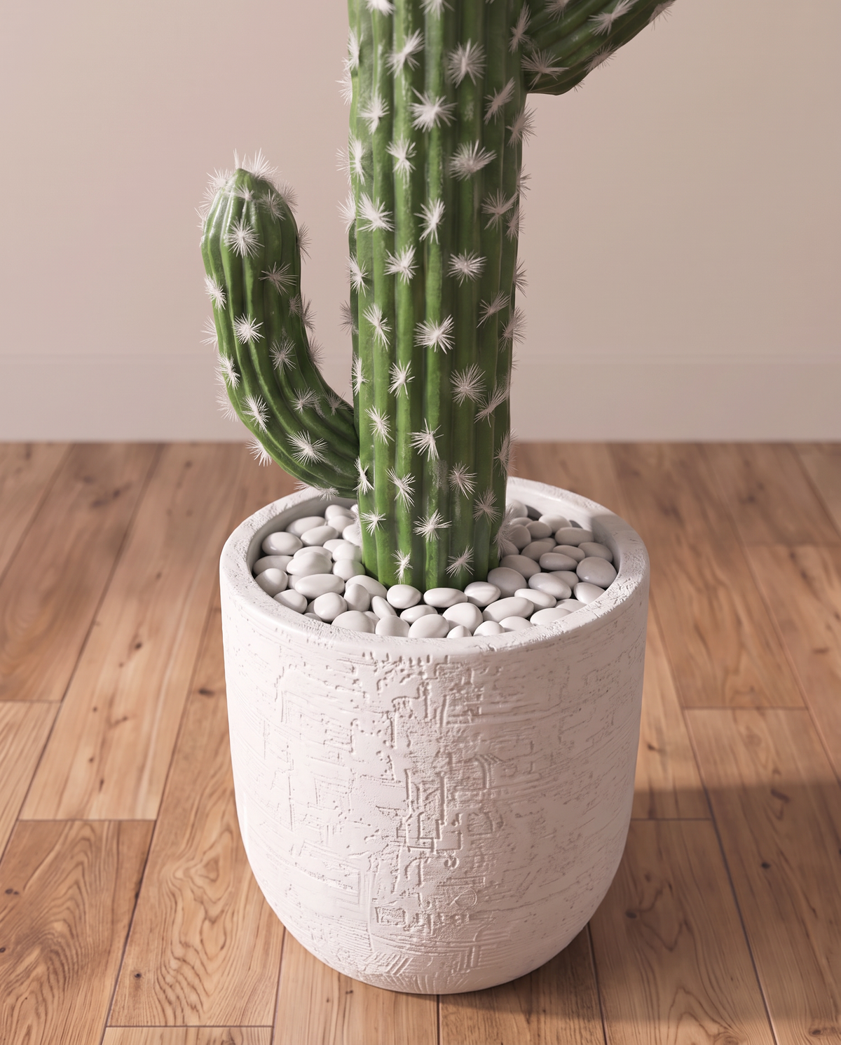 Artificial Cactus Succulent Plant – closer view of the cactus and base
