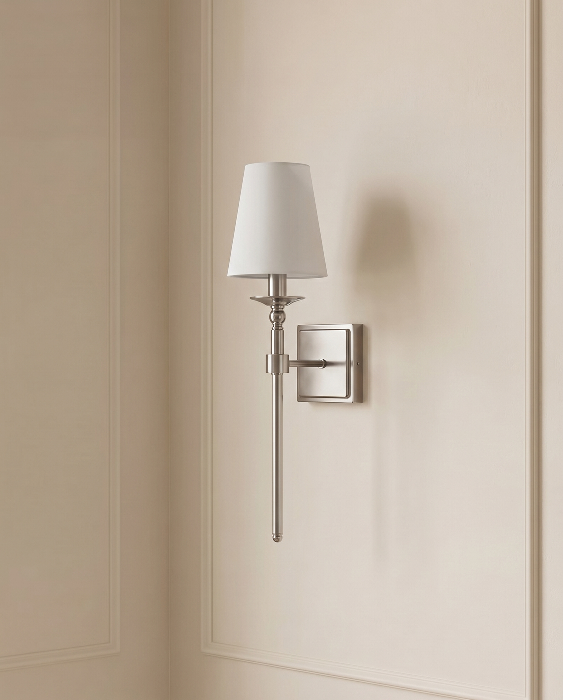 Signature Silver Wall Light — The Home Peck