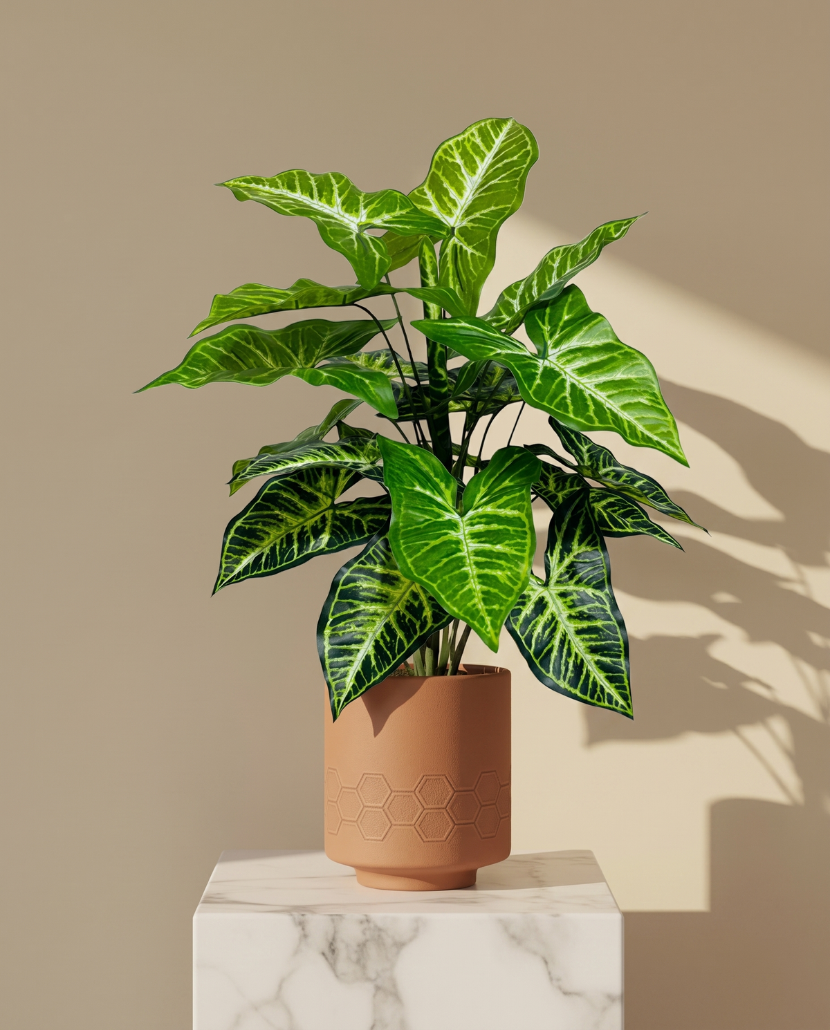 Artificial Philodendron Arrowhead Table Top Plant