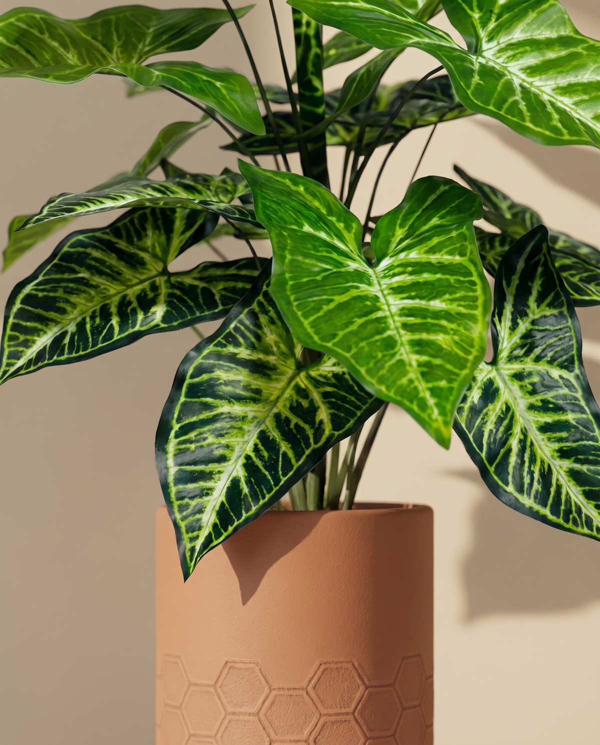 Artificial Philodendron Arrowhead Table Top Plant