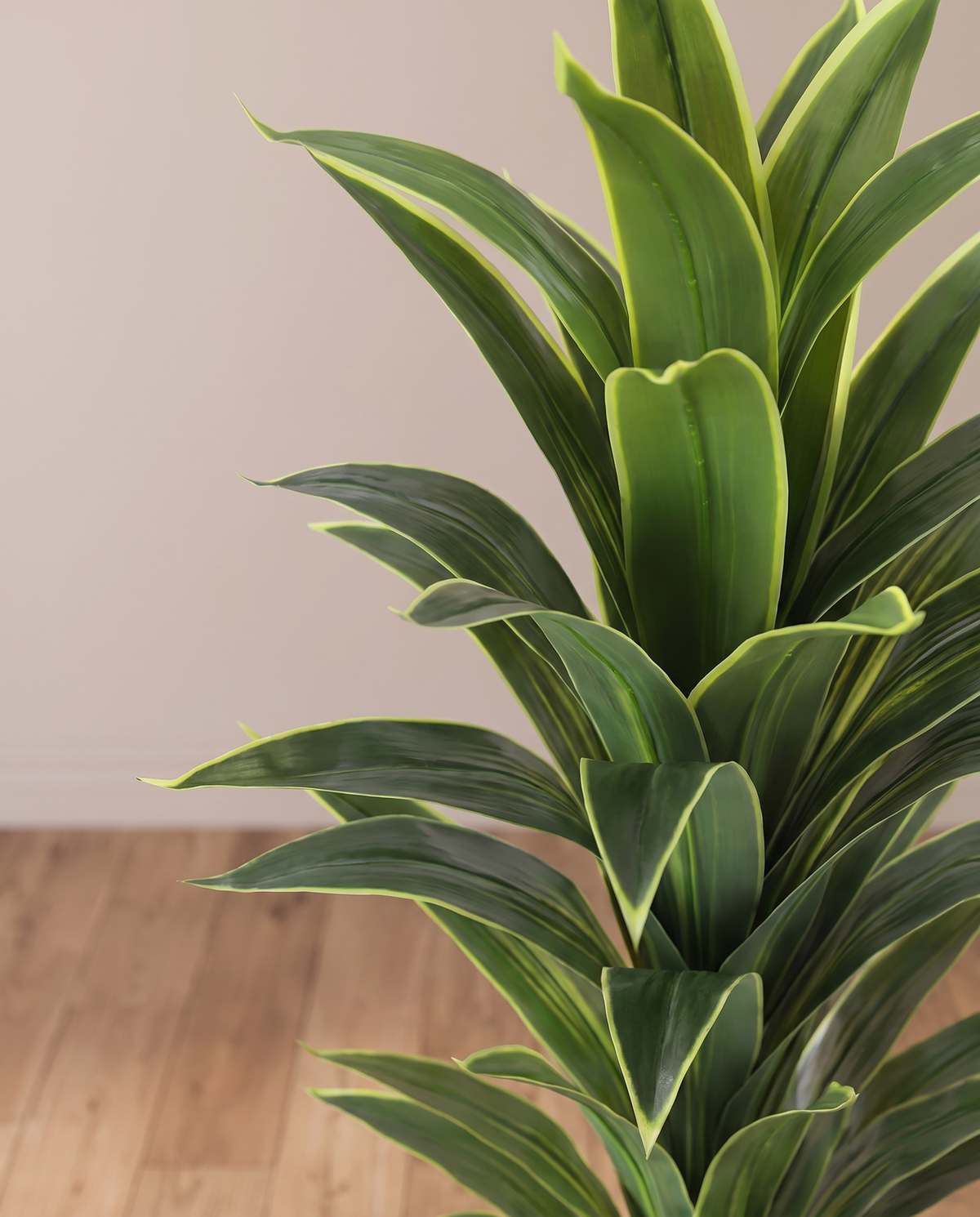 Artificial Dracaena Fragrans Plant Yellow