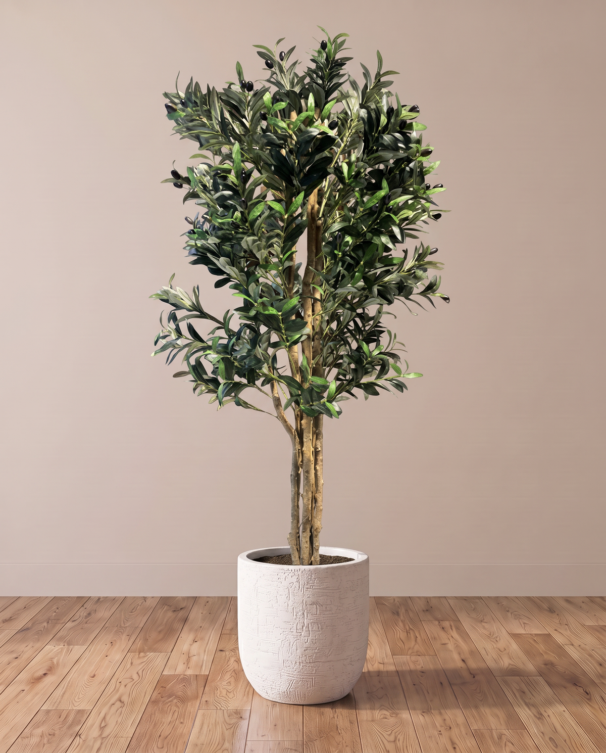 Olive Artificial Multi Trunks Tree