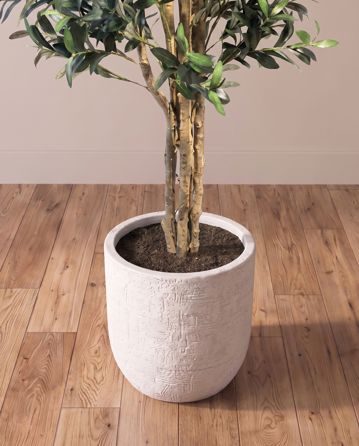 Olive Artificial Multi Trunks Tree