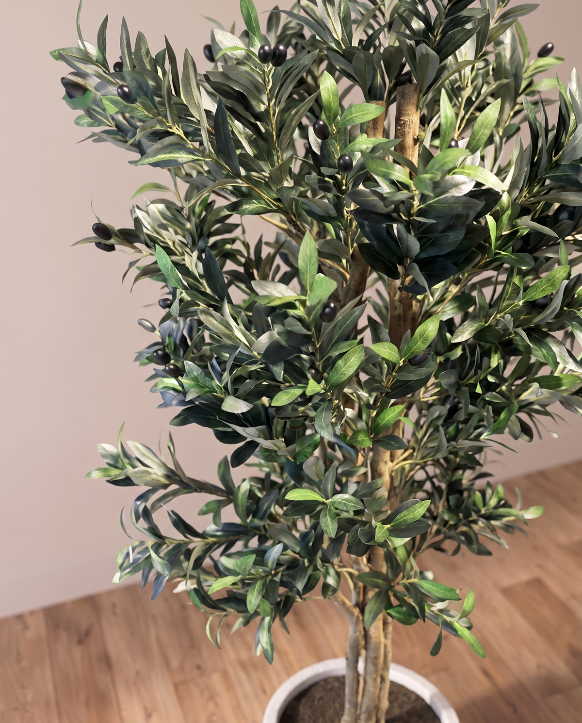 Olive Artificial Multi Trunks Tree
