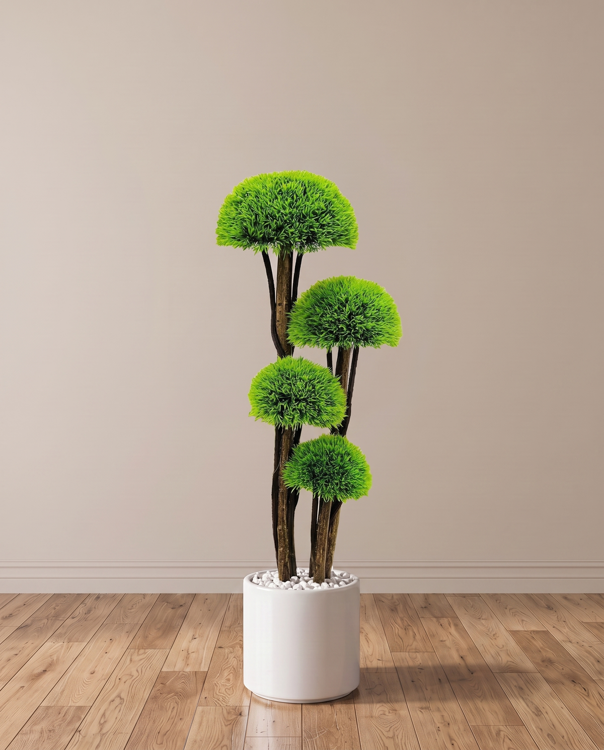 Artificial 4-Tier Moss Bonsai Tree