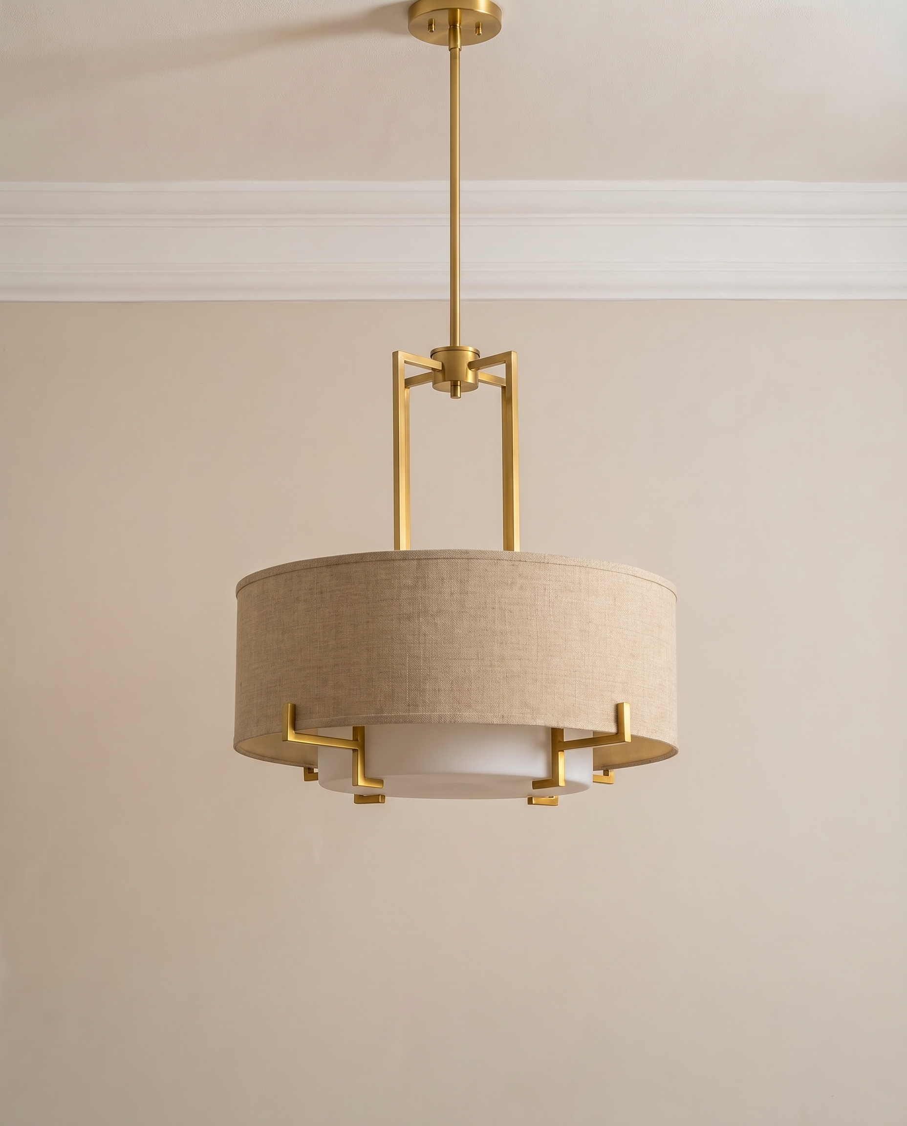Harmony Gold Beige Ceiling Light — The Home Peck