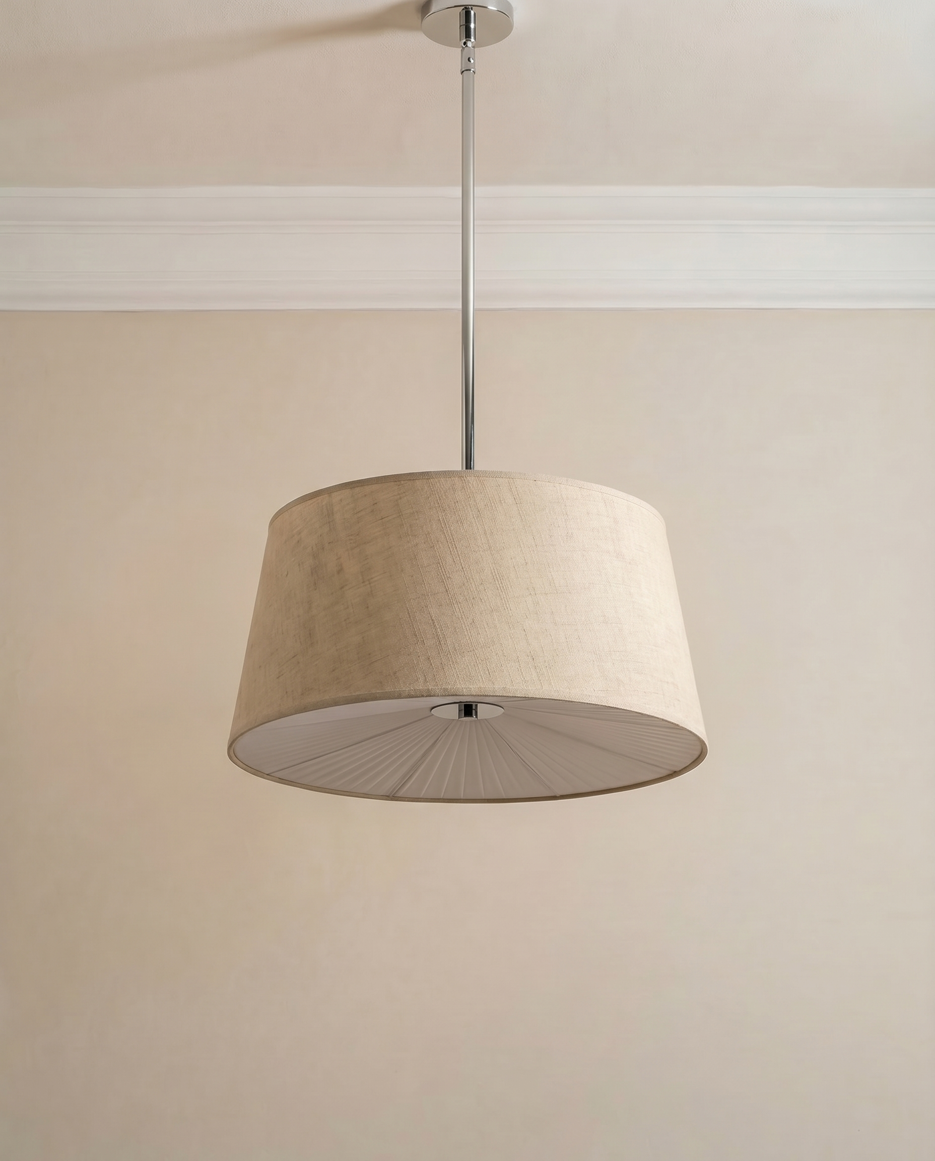 Sterling Silver Beige Pendant Light — The Home Peck