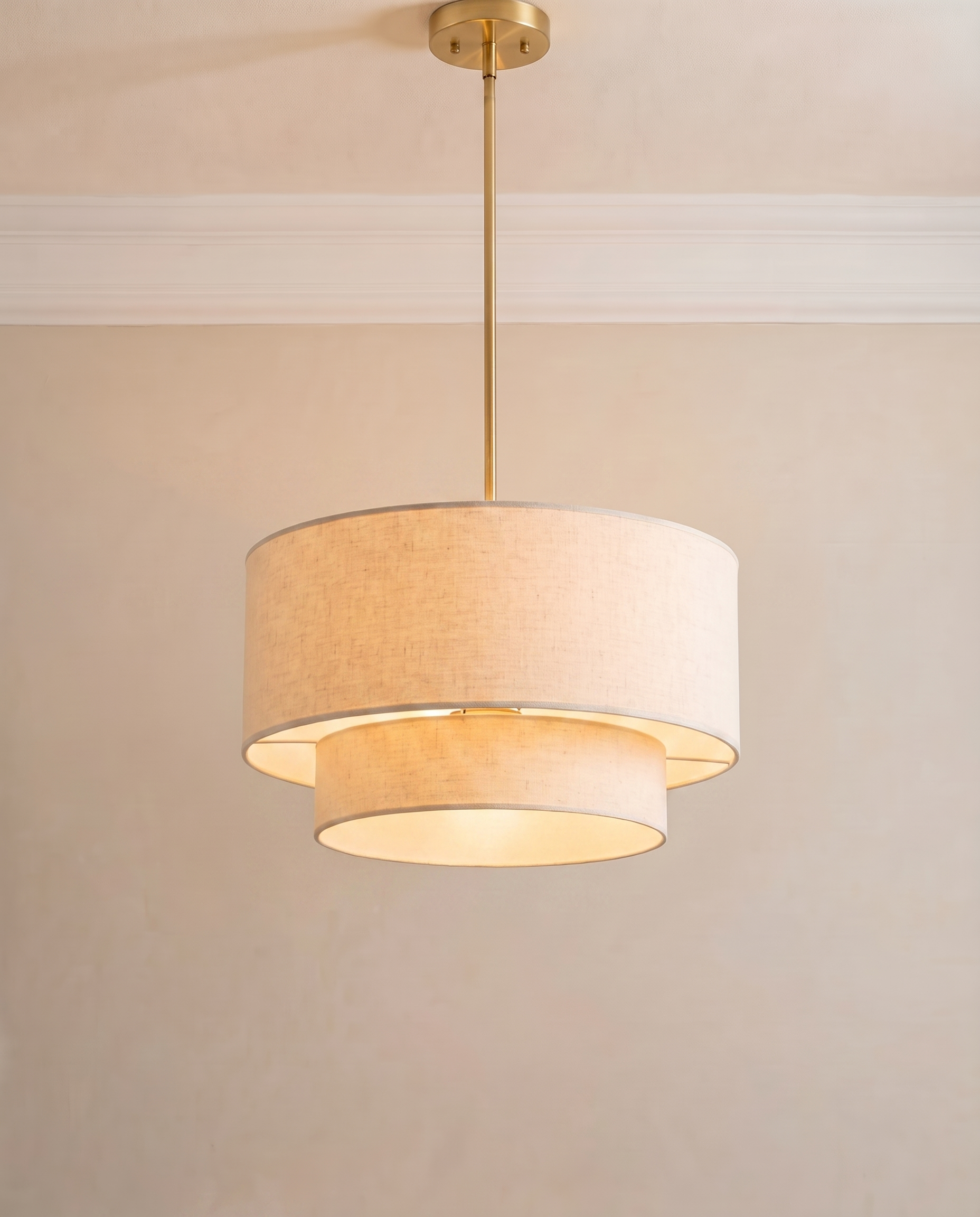 Luxe Gold Pendant Light, detail view — The Home Peck