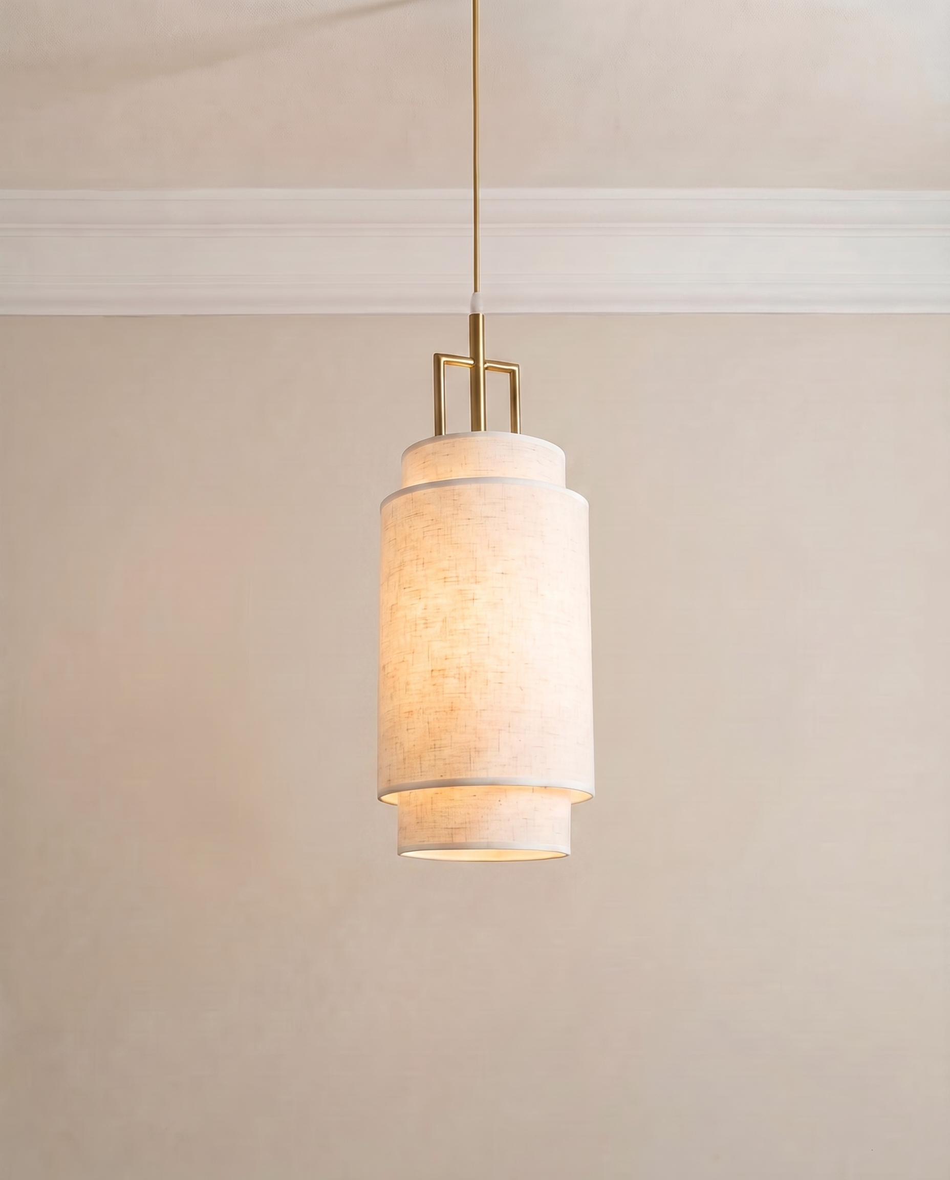 Metro Black & Gold Pendant Light, detail view — The Home Peck