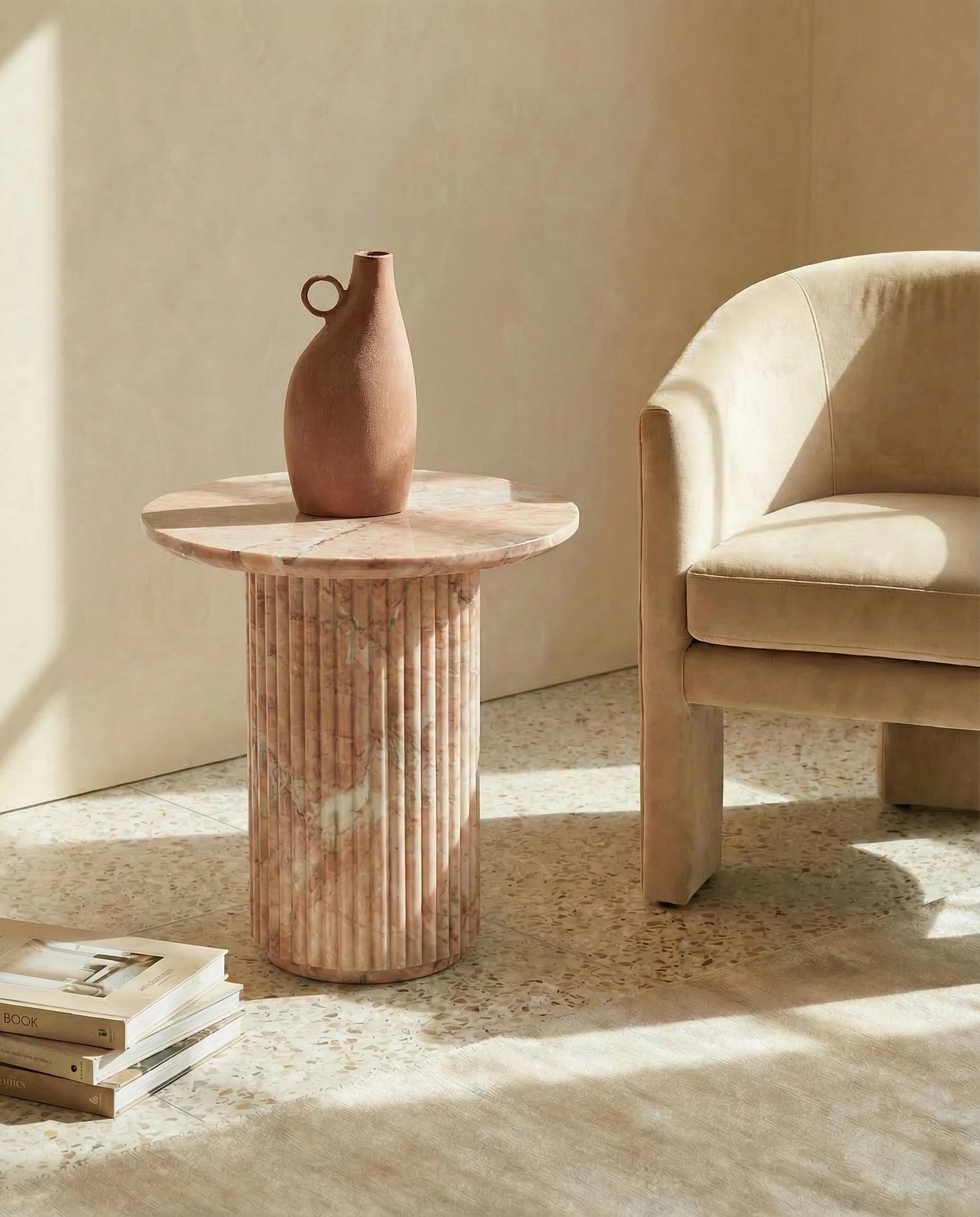 Afra Rustic Terracotta Vase