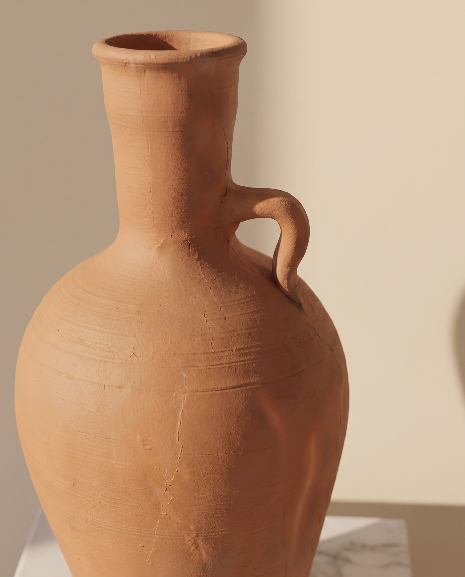 Afra Rustic Terracotta Vase