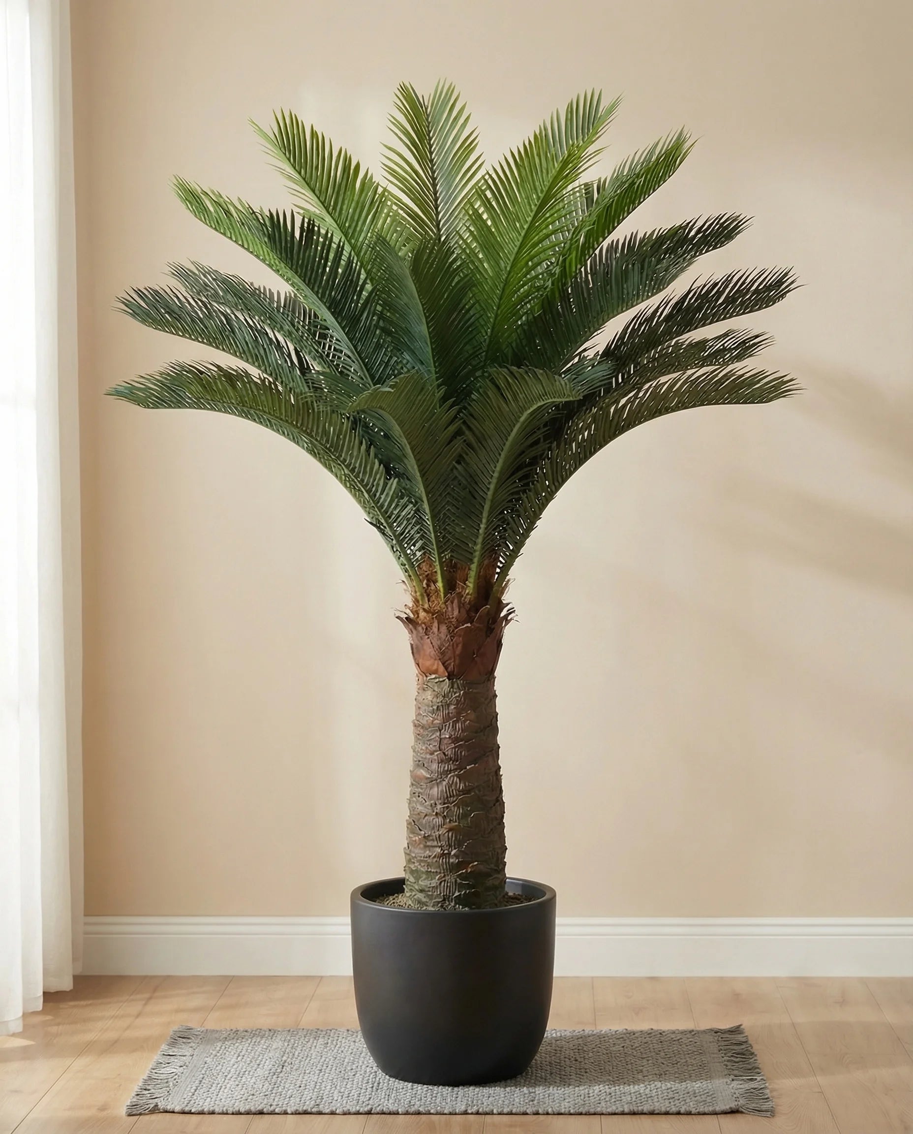 Artificial cycas sago palm tree