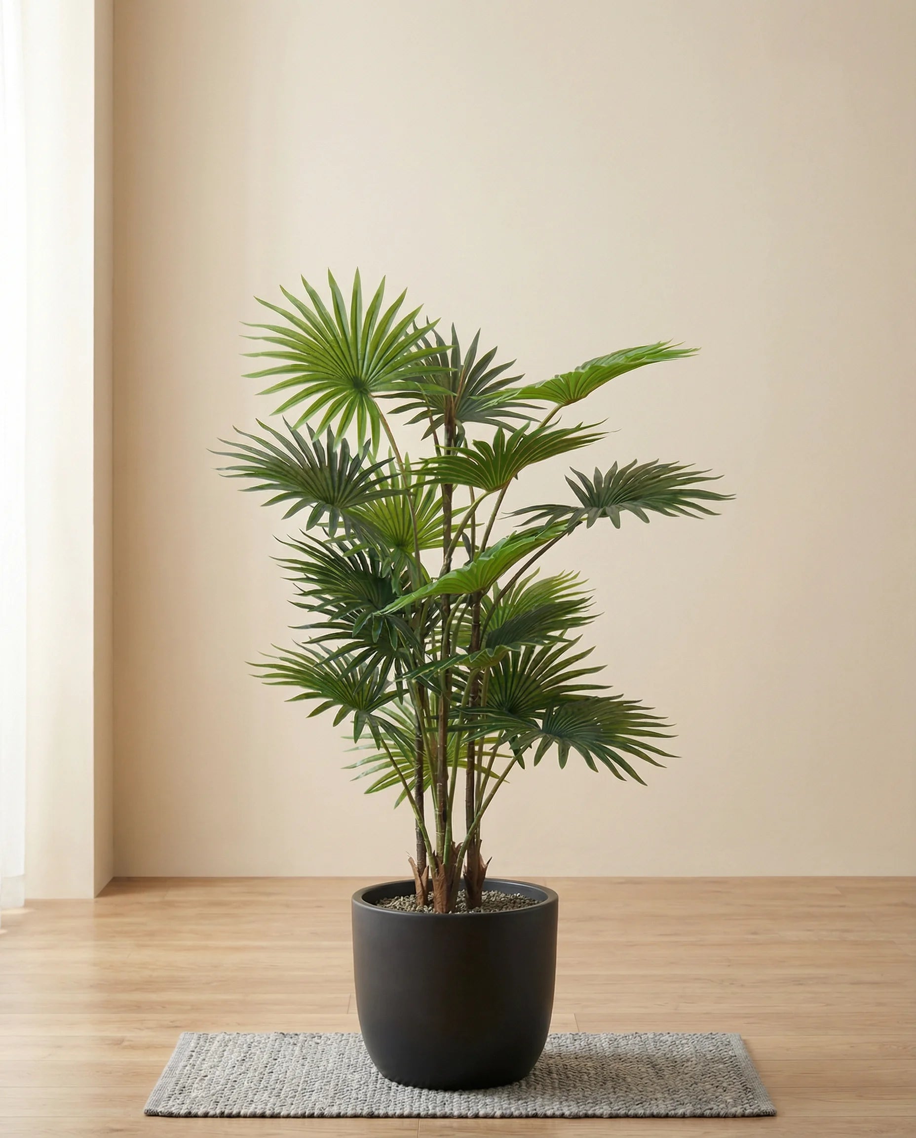 Artificial Fan Palm Indoor  Tropical Plant