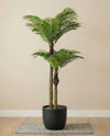 Artificial twin areca palm tree