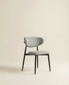 Athena minimalist grey dining chair