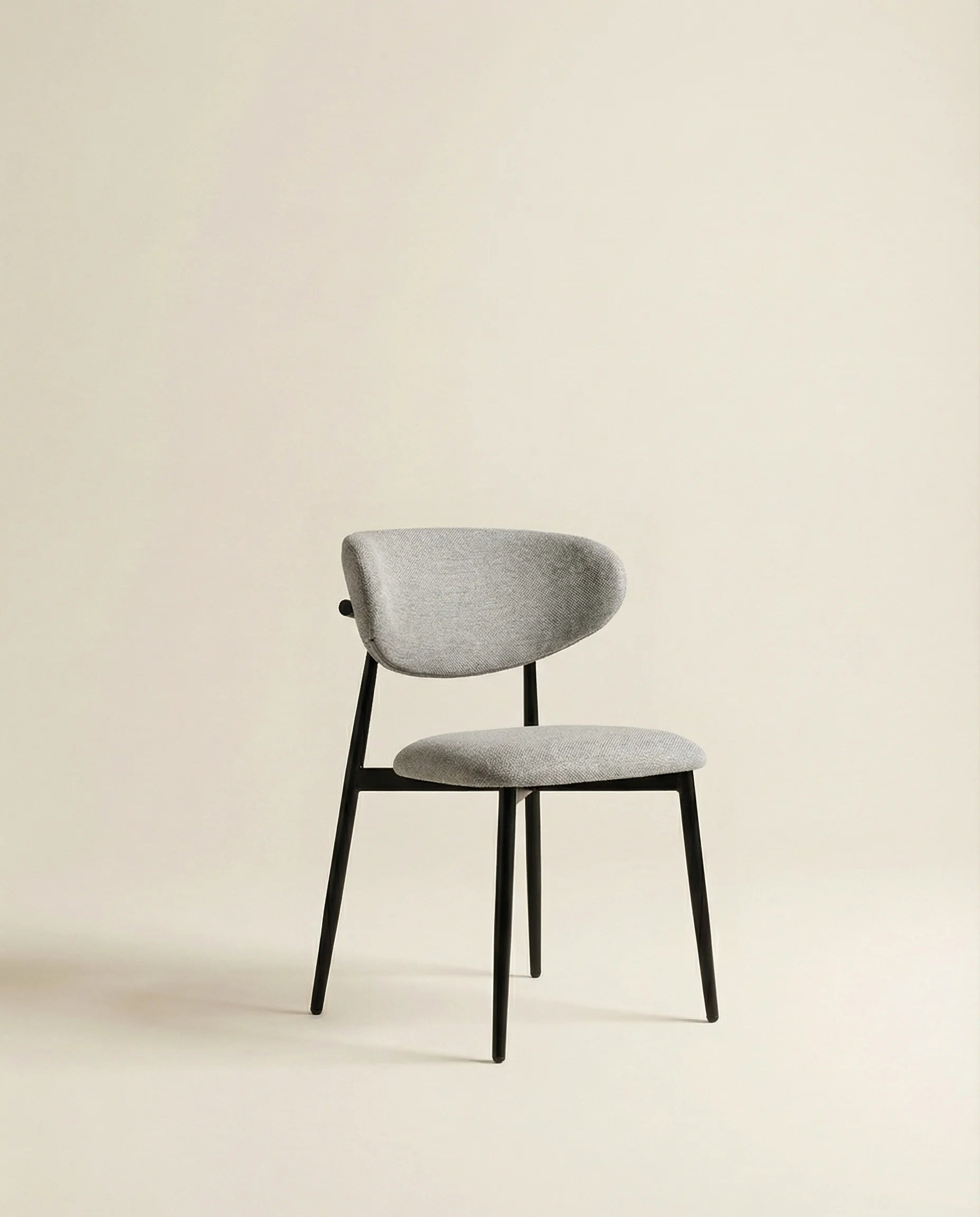 Athena Minimalist Grey Dining Chair
