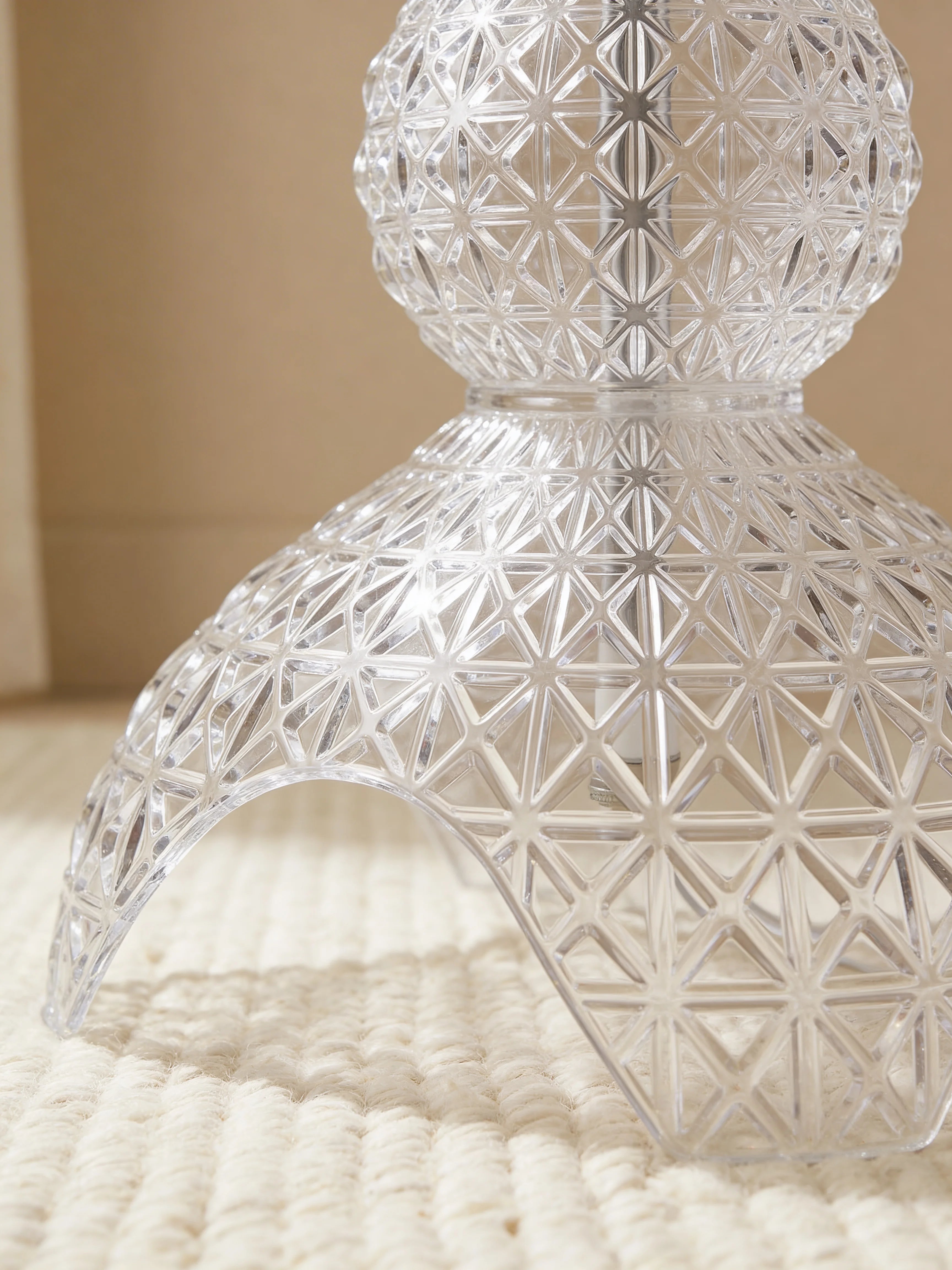 Bella Wine Glass Shaped Crystal Floor Lamp