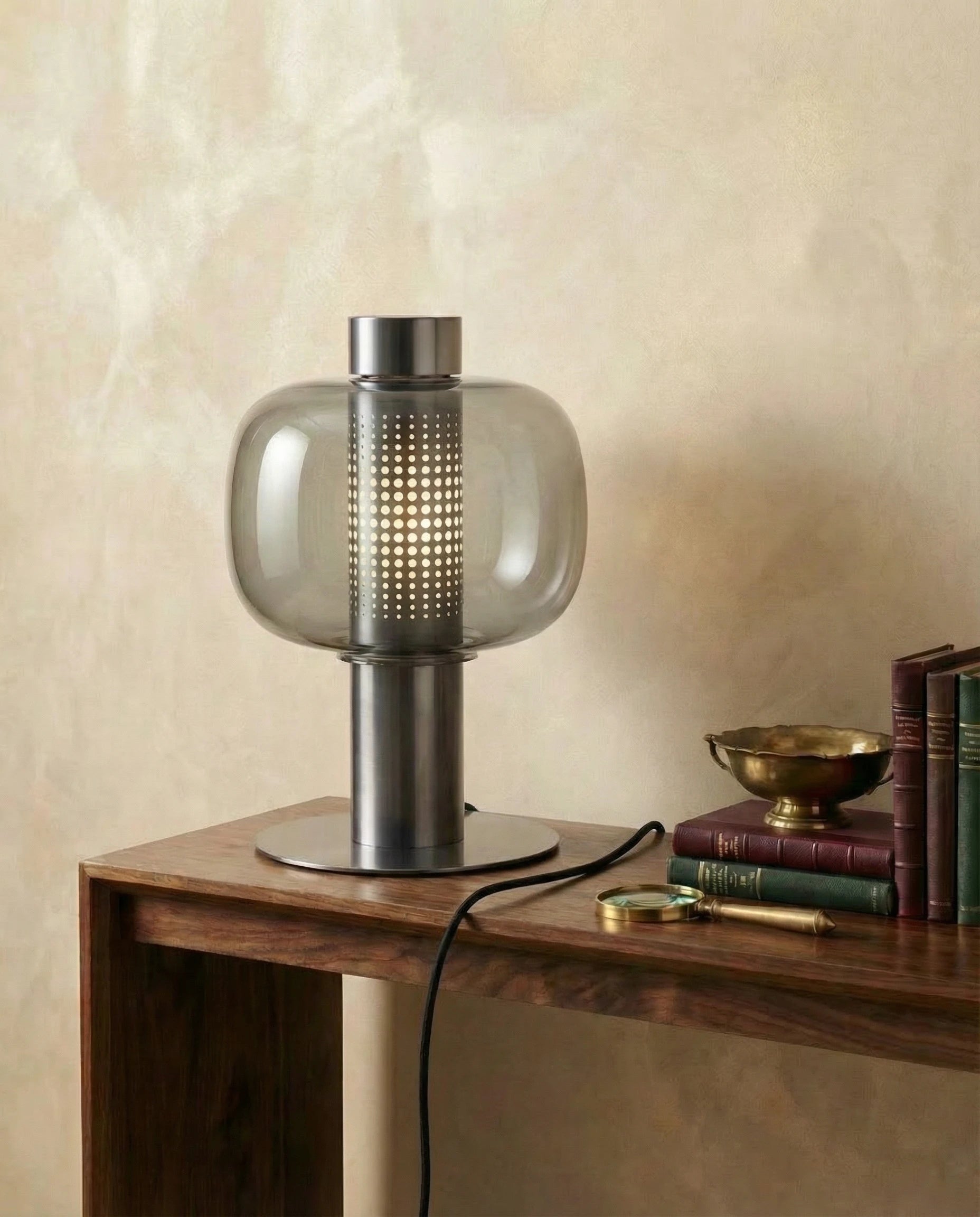 Bonbori Japanese Lantern Glass Lamp