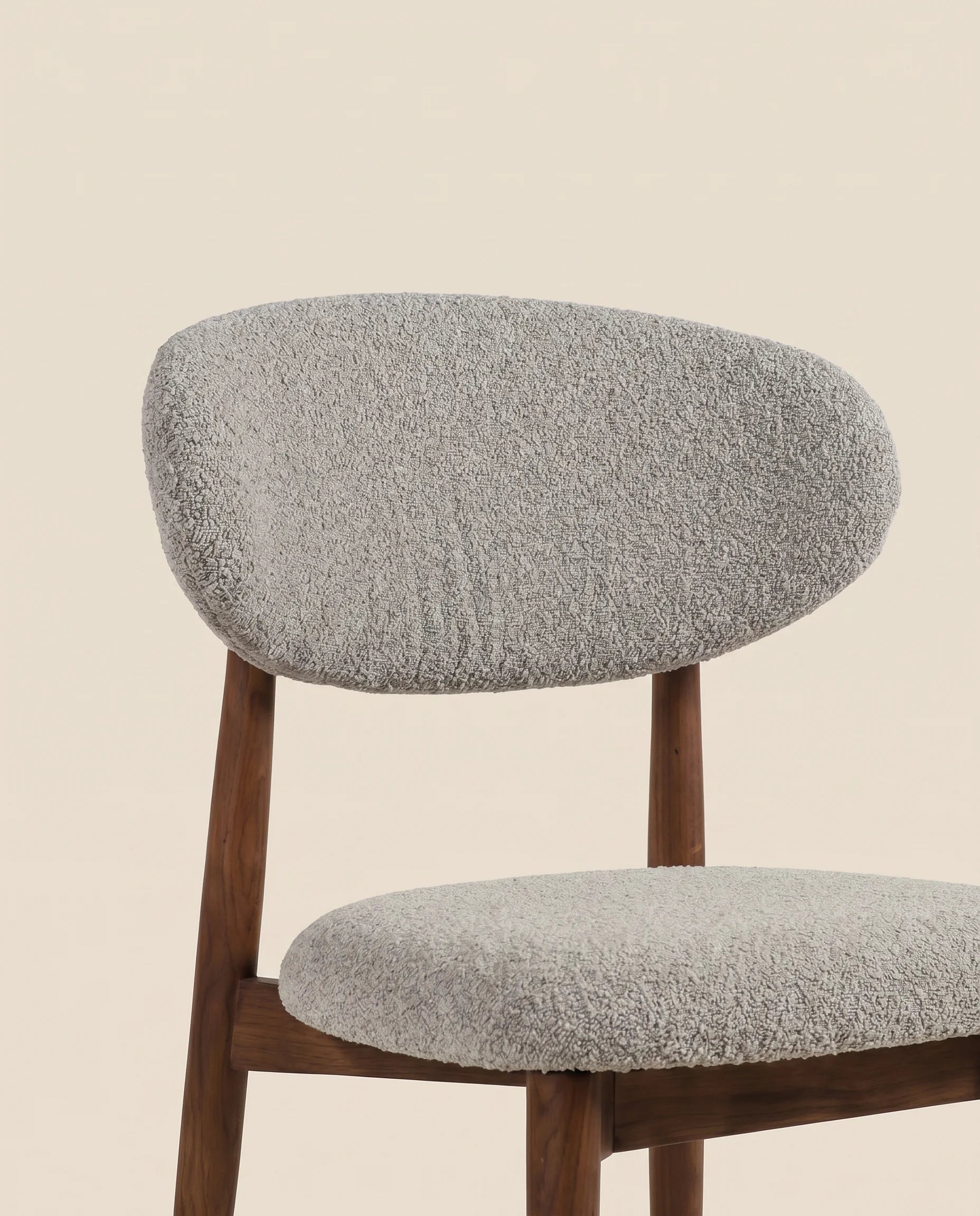 Briar Greige Wooden Dining Chair