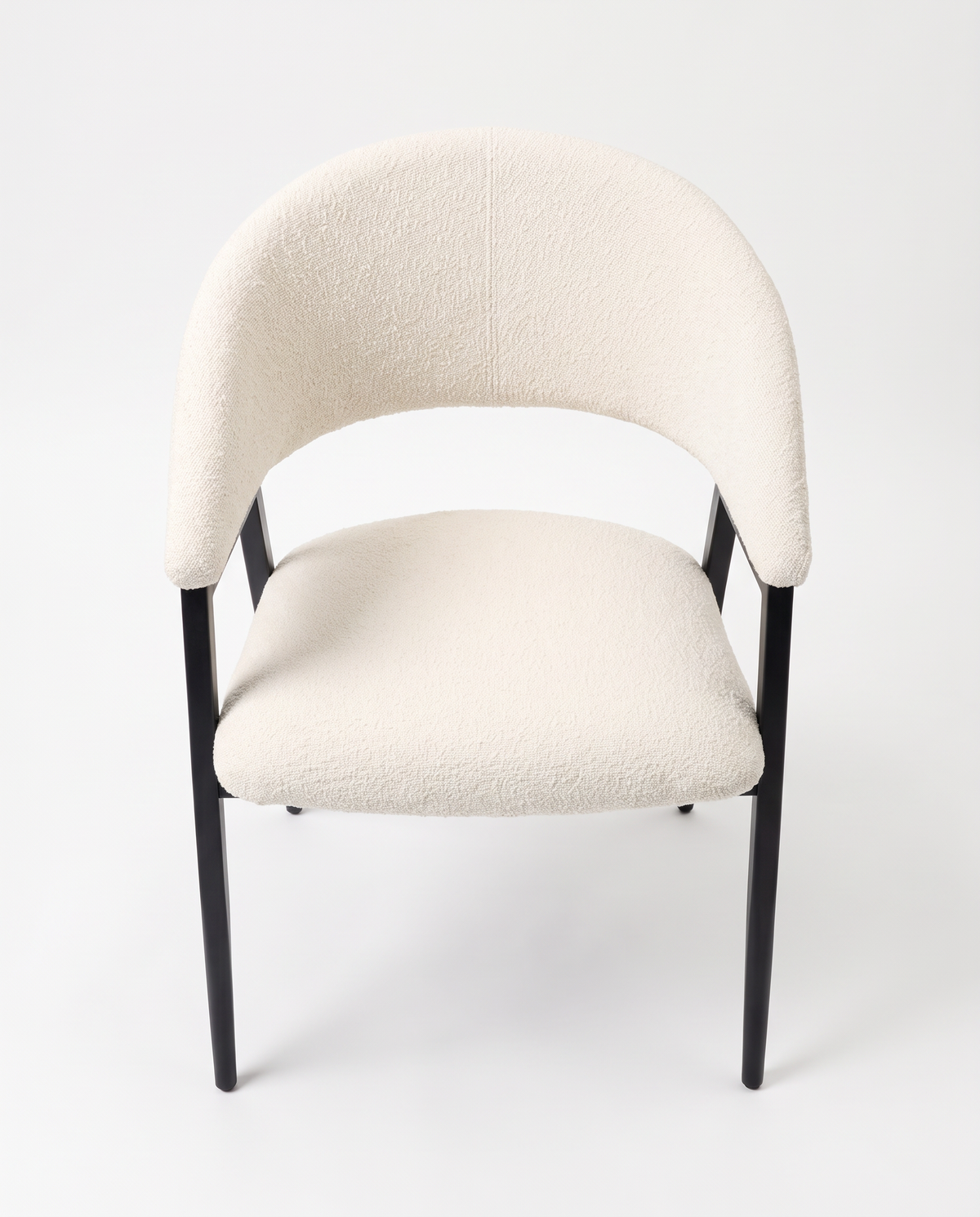 Celeste Cream Bouclé Dining Chair