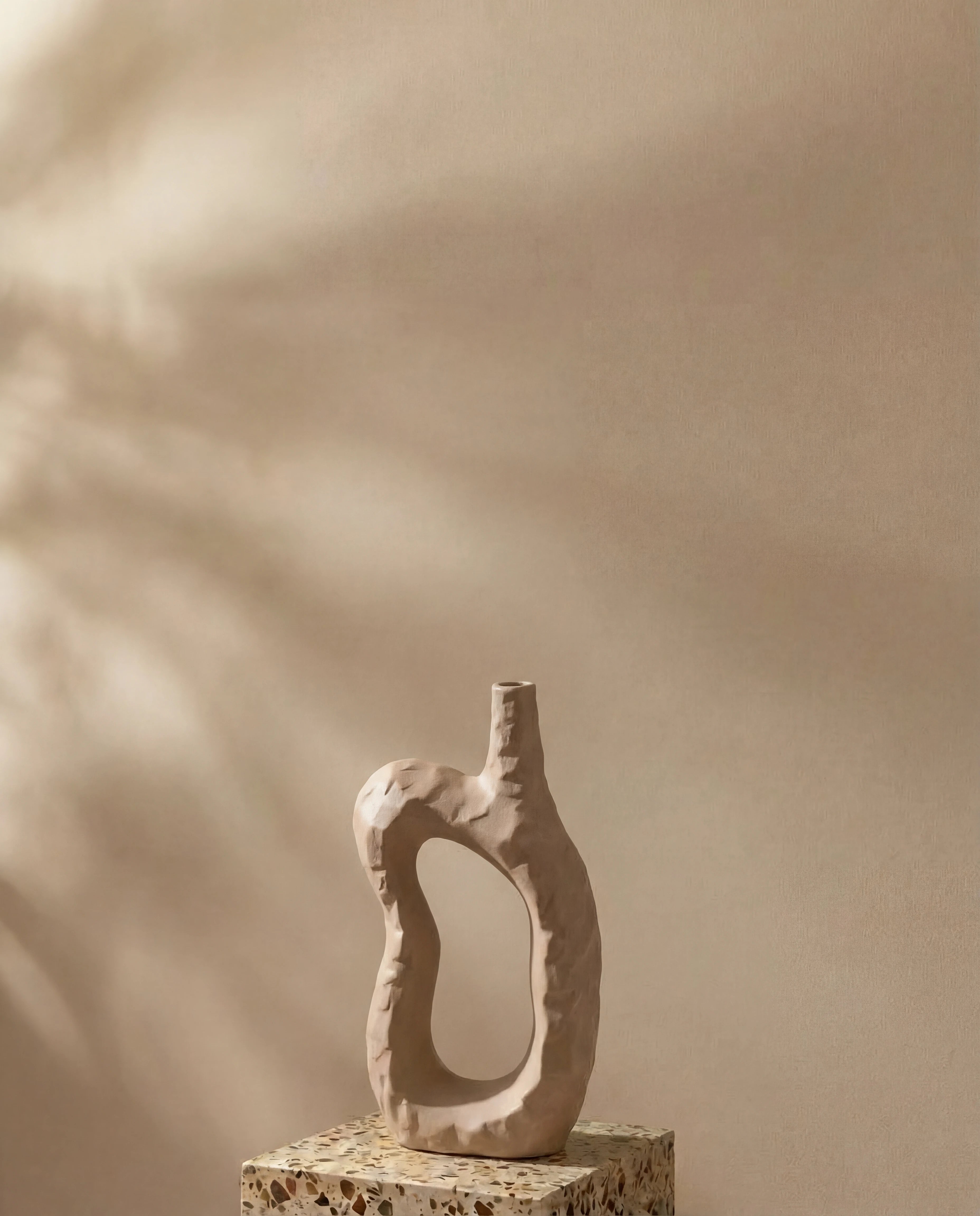 Dune Organic Loop Ceramic Vase
