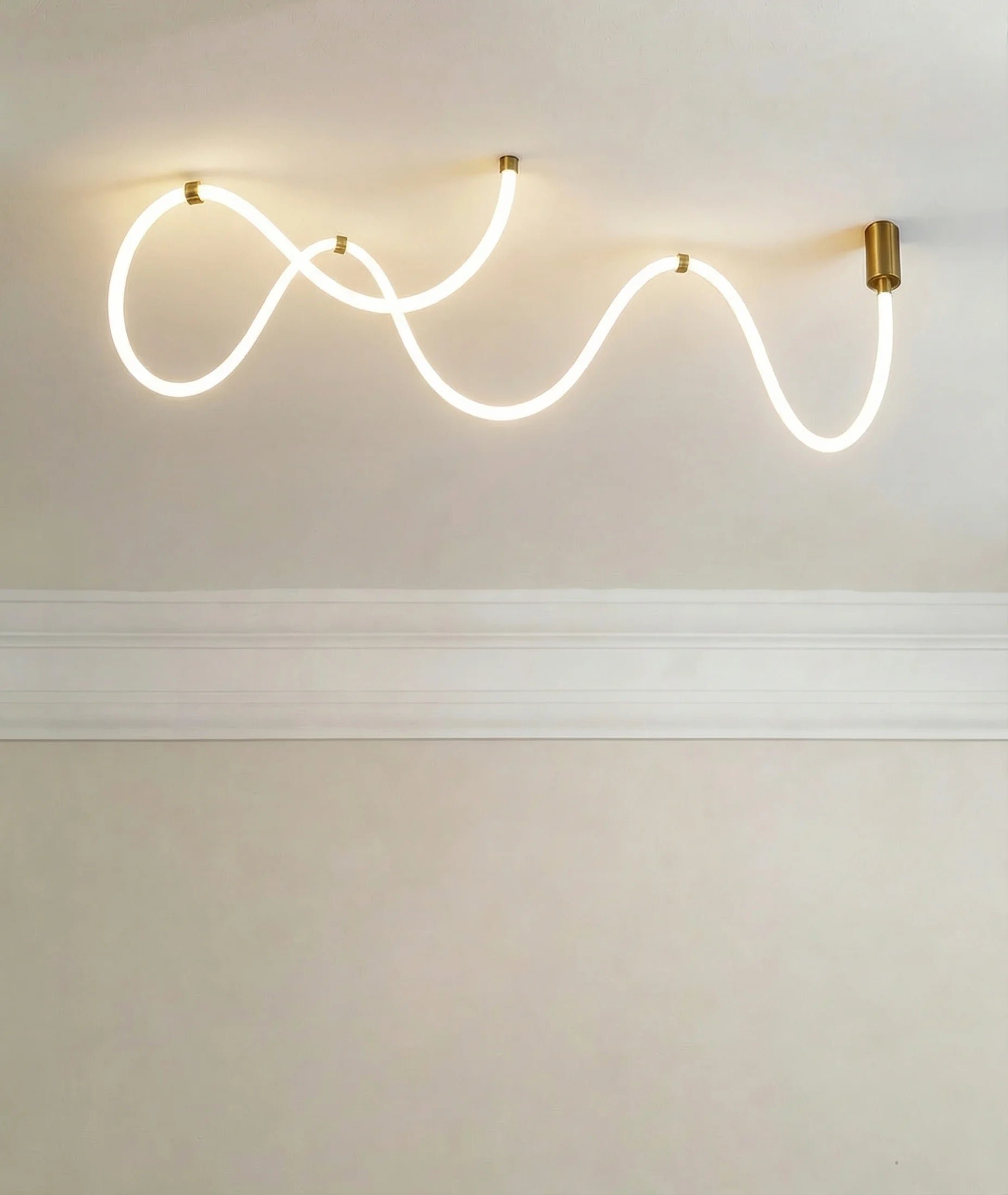 Elegant Spiral LED Kitchen Ceiling Light