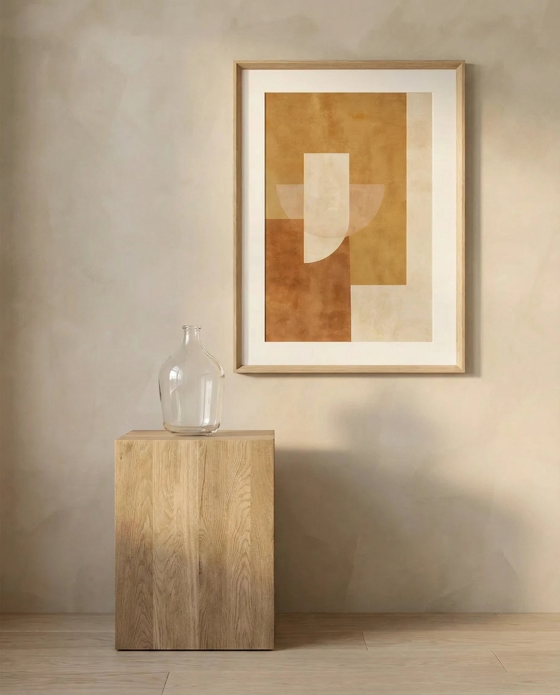 Elva Large Glass Floor Vase