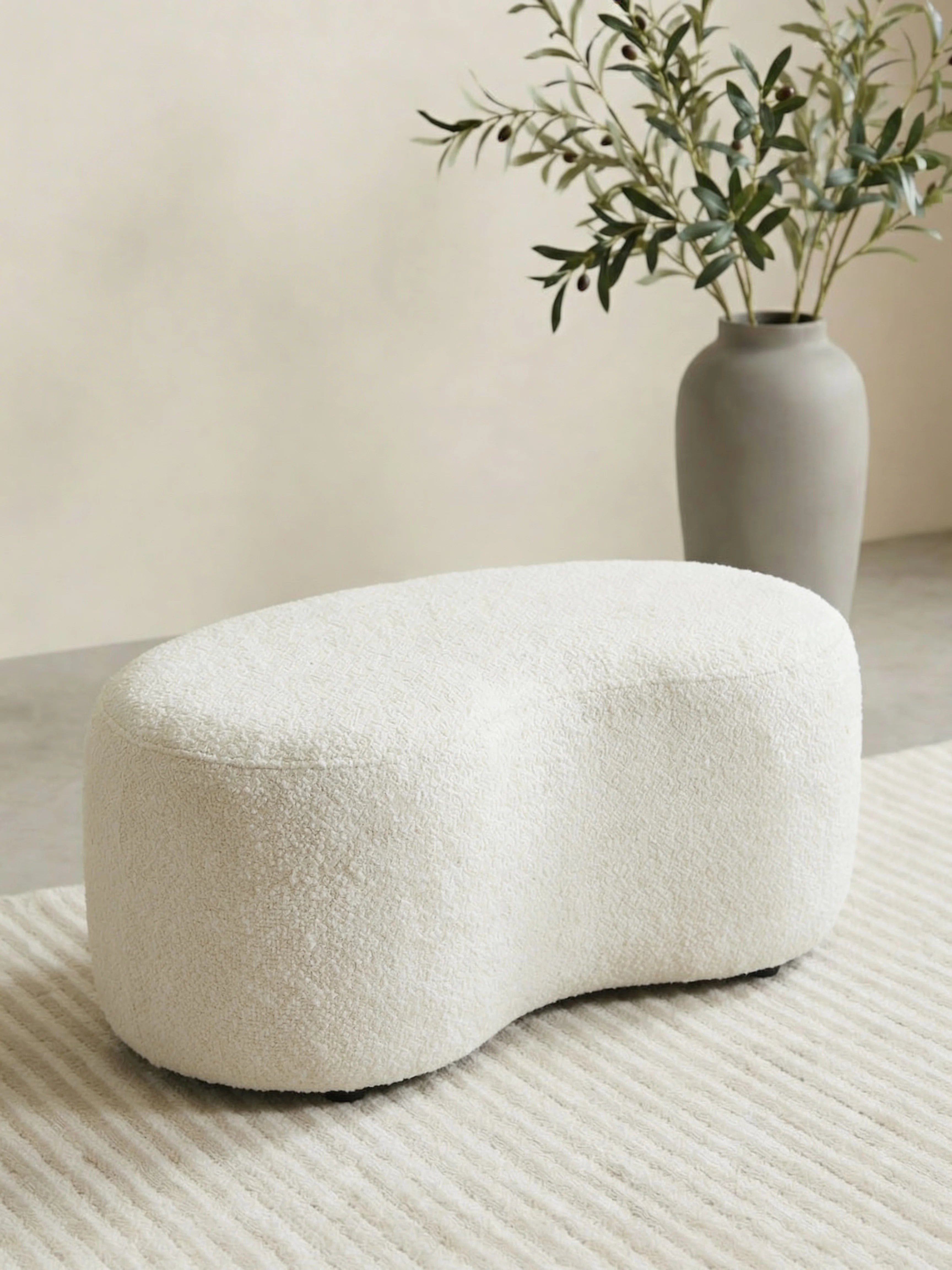 Eriska Soft Bean Shaped Ottoman