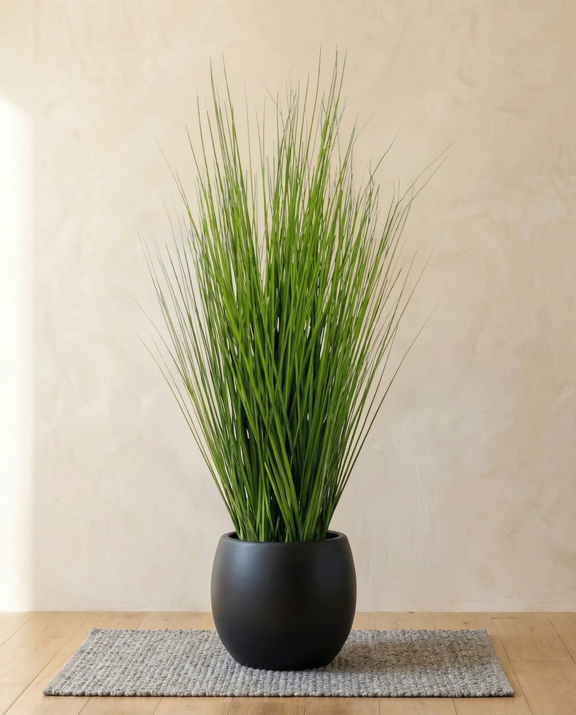Faux Brushed Grass Plant