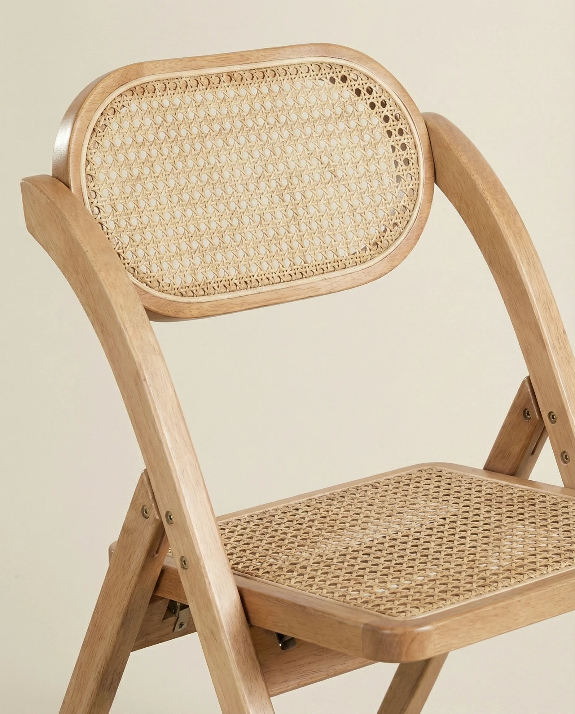 Gracie Light Brown Foldable Rattan Chair