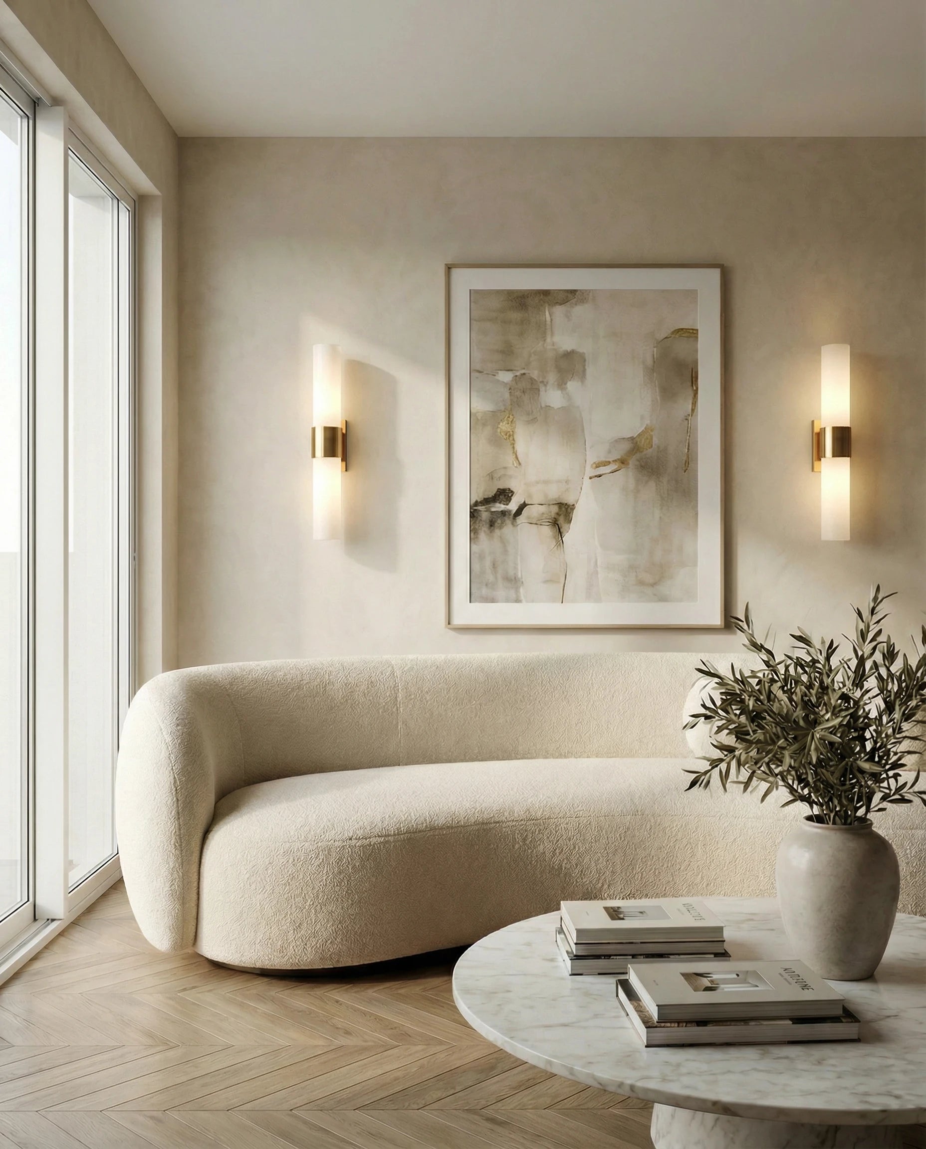 Hampton Nordic Golden Sconce Wall Lamp