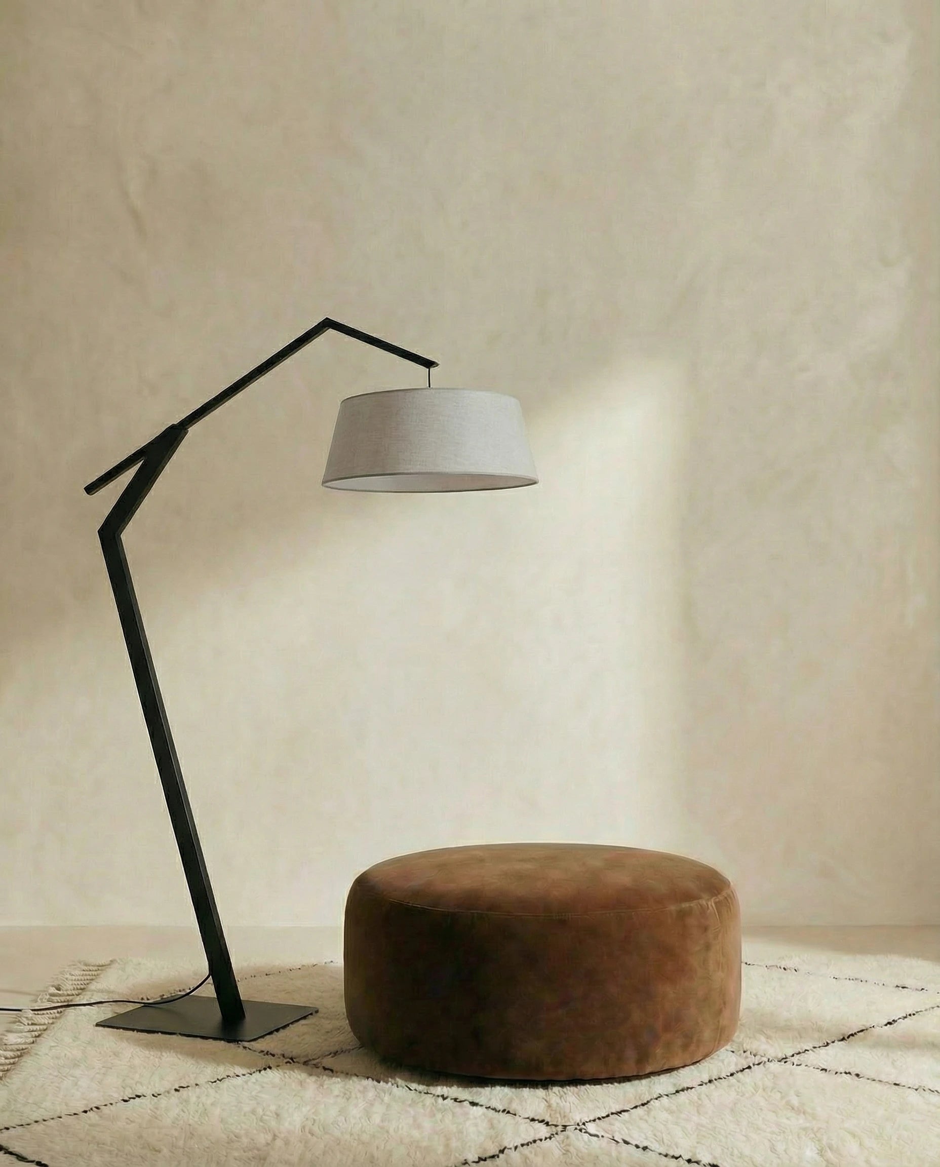 Henley Geometric Arched Floor Lamp