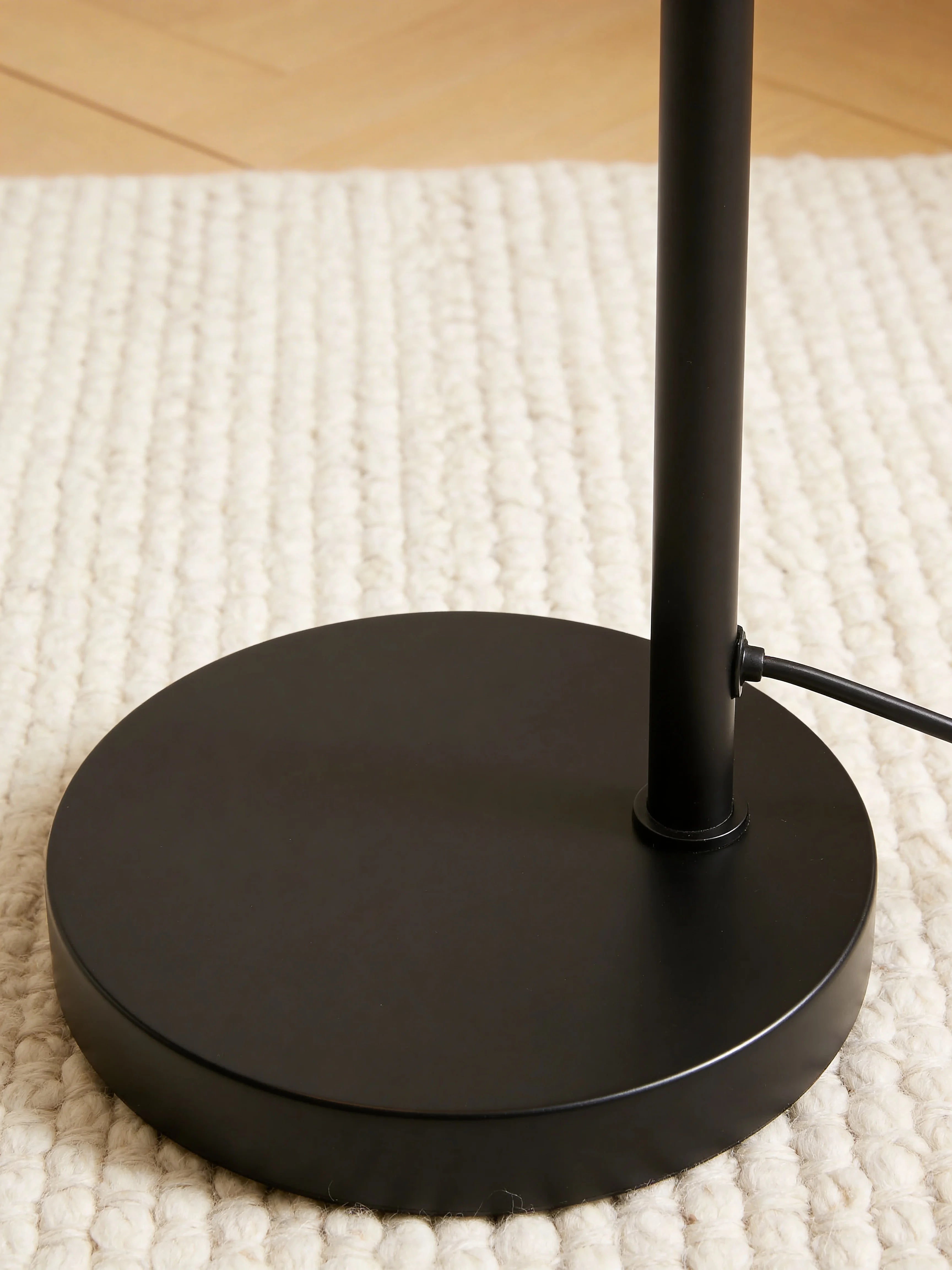 Hercules Industrial Black Standing Lamp
