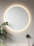 Horizon XL Frameless Round Mirror