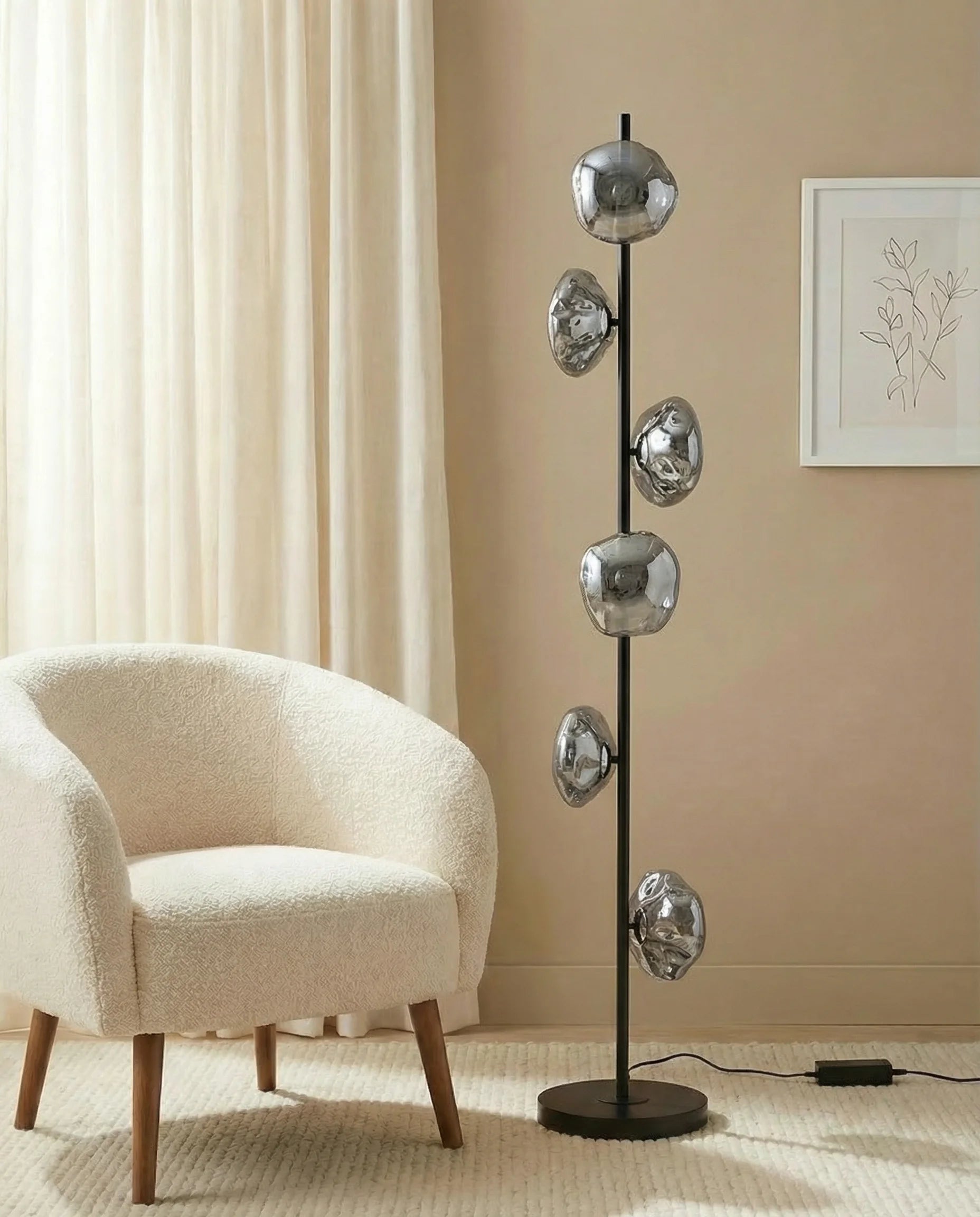 Iris Glass Floor Lamp